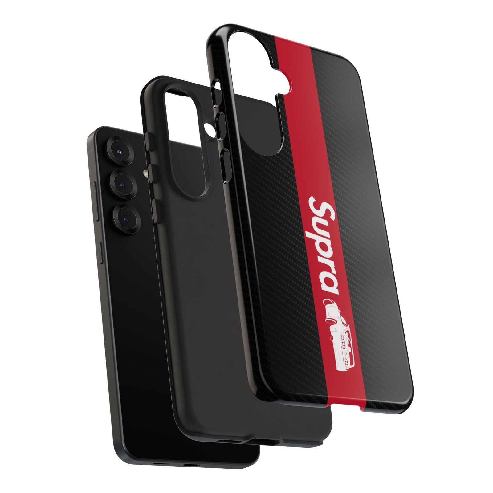 JDM Style Design Tough Phone Case - Samsung Galaxy S24, glossy, edge and port close-up