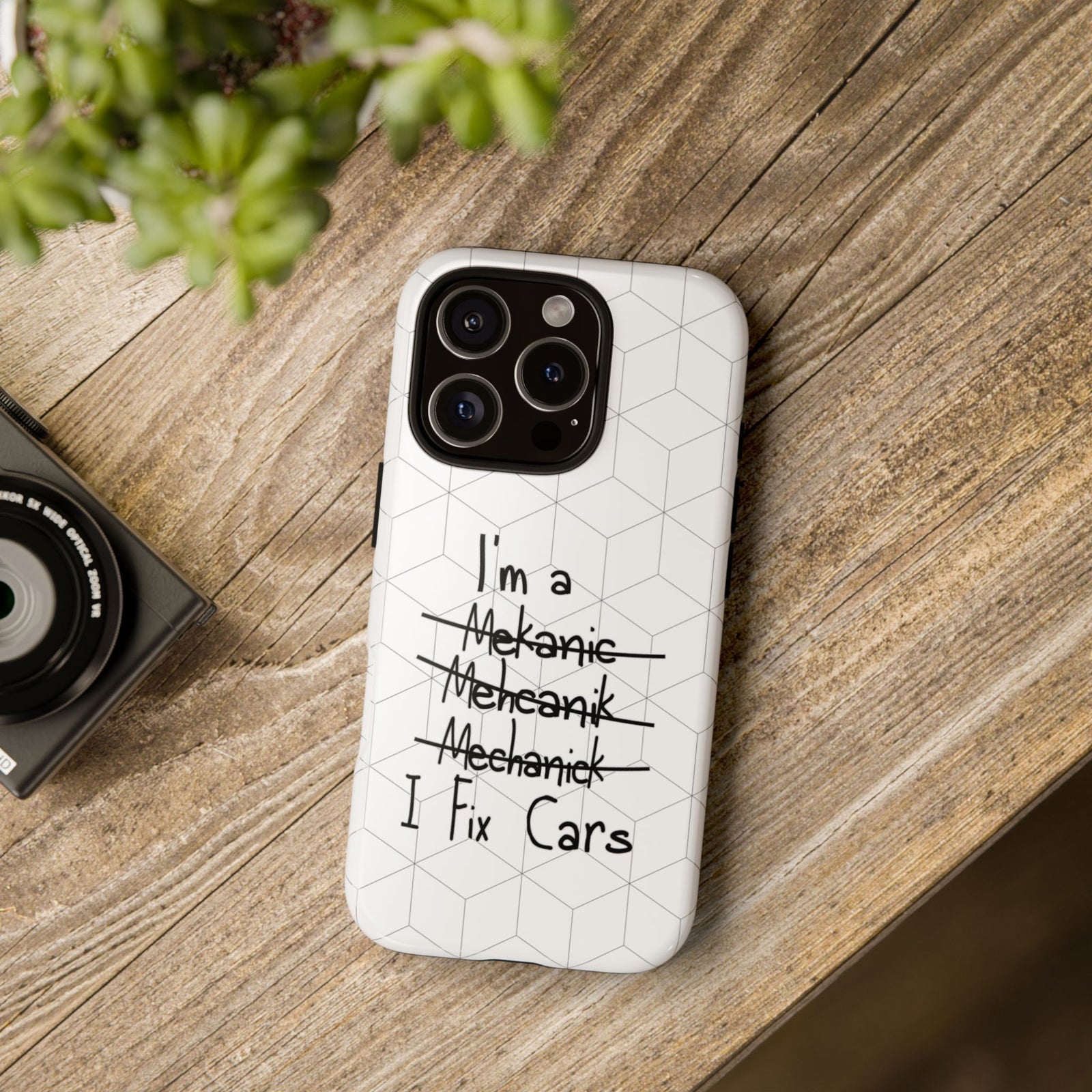 Mechanic I Fix Cars Funny Tough Phone Case | Car Guy Gift