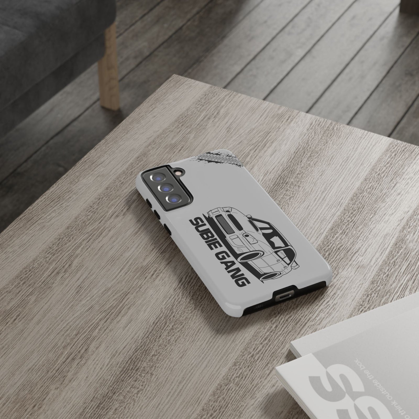 JDM Gang Tough Phone Case - Samsung Galaxy S21 FE, glossy, lifestyle photo