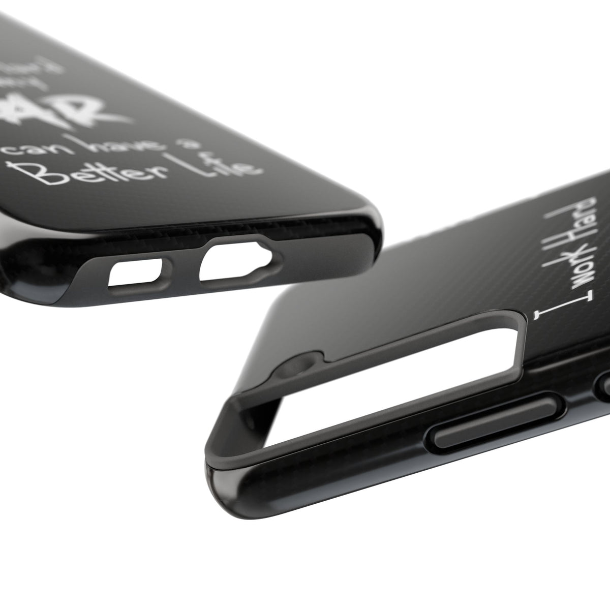 Working Hard For My Car Tough Phone Case - Samsung Galaxy S22, edge and port close-up