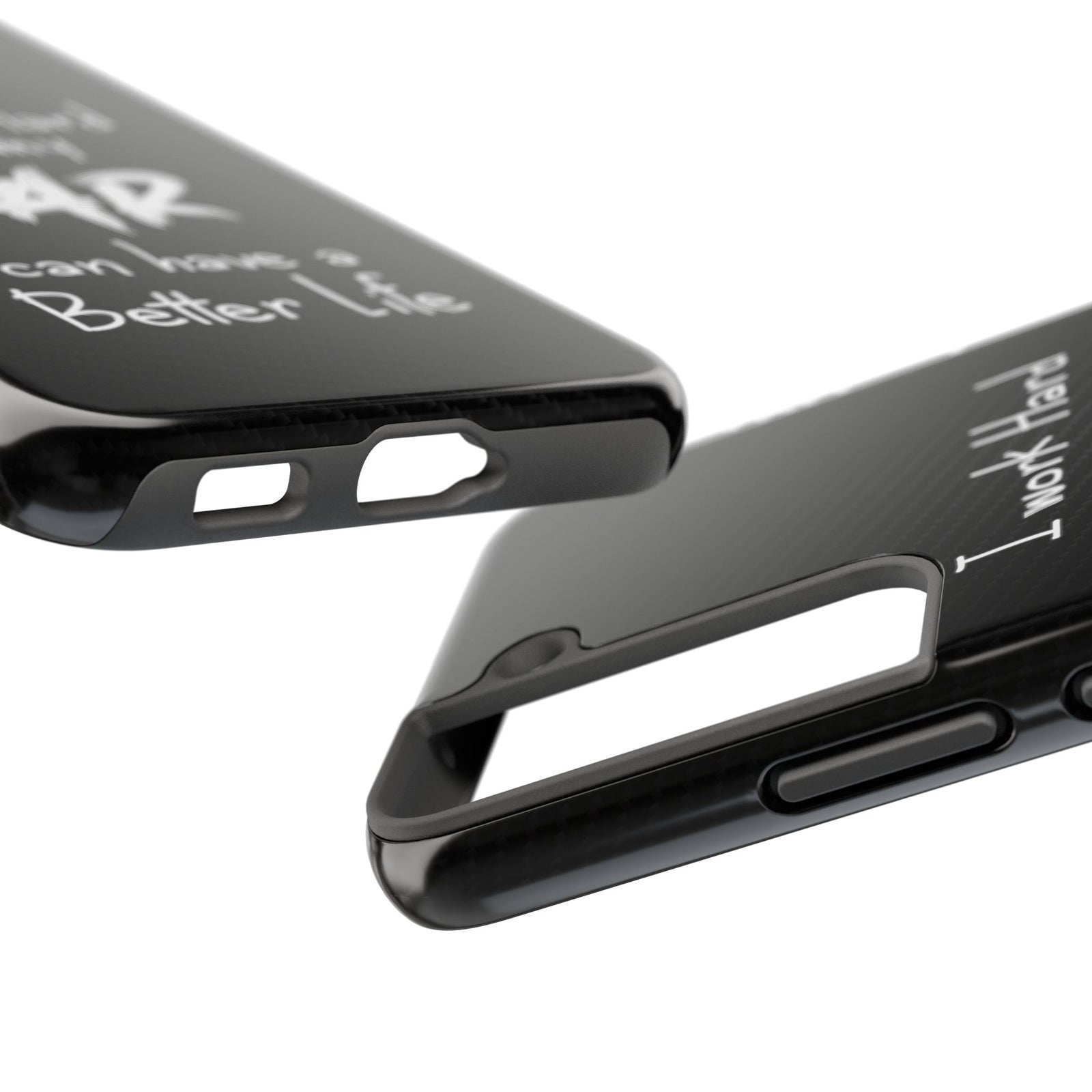 Working Hard For My Car Tough Phone Case - Samsung Galaxy S22, edge and port close-up