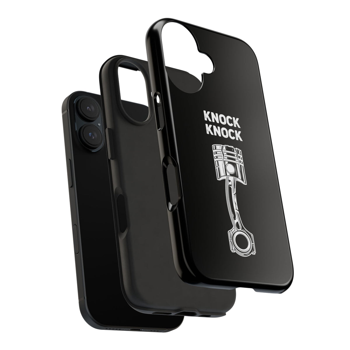 Knock Knock Broken Piston Phone Case | Funny Mechanic Car Guy Gift