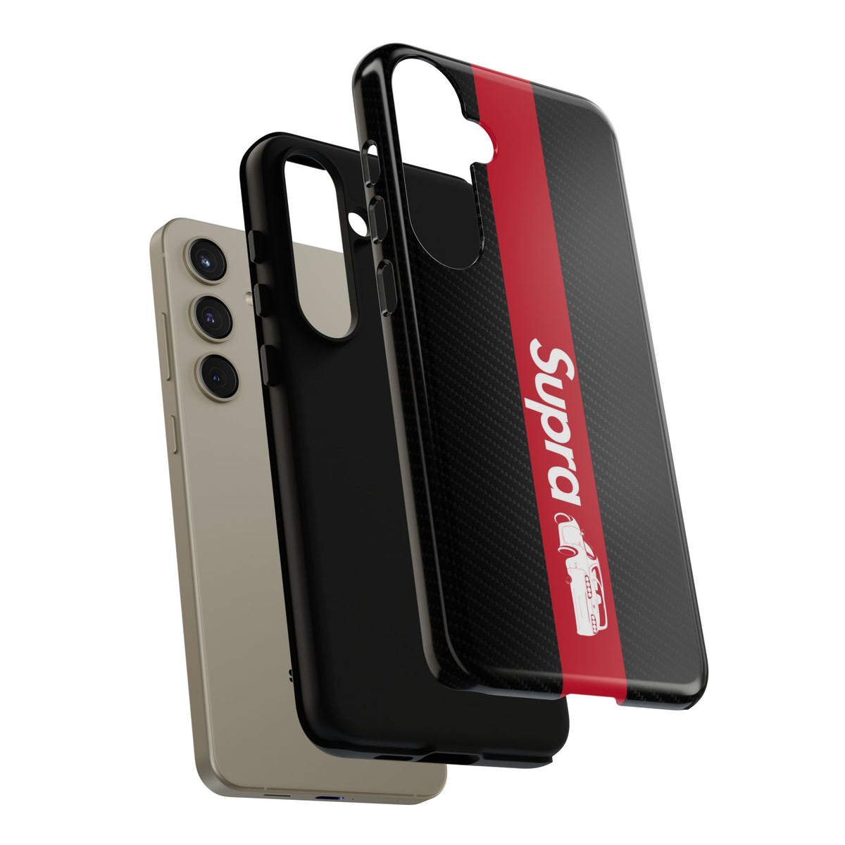 JDM Style Design Tough Phone Case - iPhone 14 Pro, glossy, side view