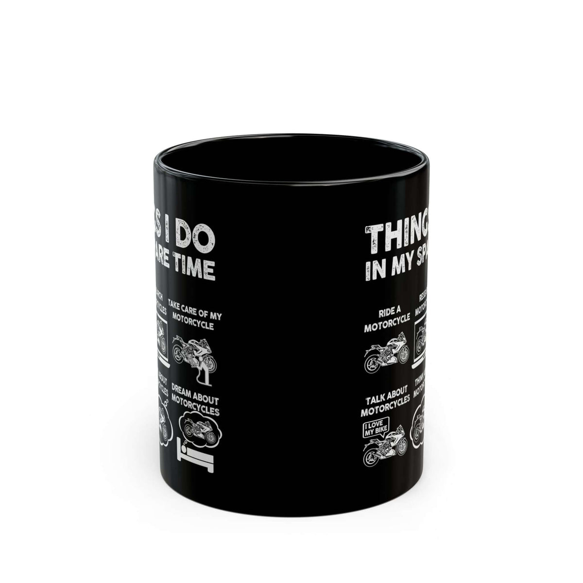 Things I Do in My Spare Time Sportsbike Mug mug - car enthusiast gift