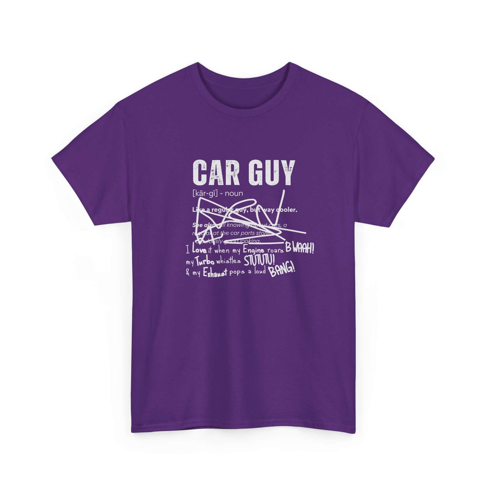 Funny car guy t-shirt - definition tee for car enthusiasts