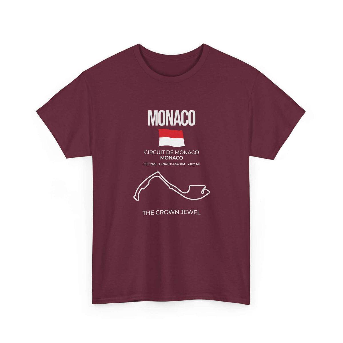 Monaco Race Track T-Shirt | Circuit de Monaco Grand Prix Motorsport Tee