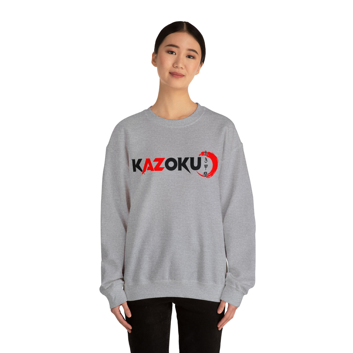 KAZOKU Sweatshirt Red - Design 1