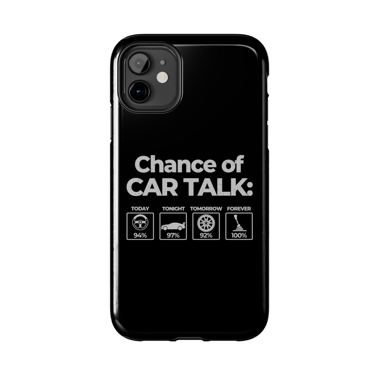 100% Chance of Car Talk Phone Case | Car Enthusiast Gift