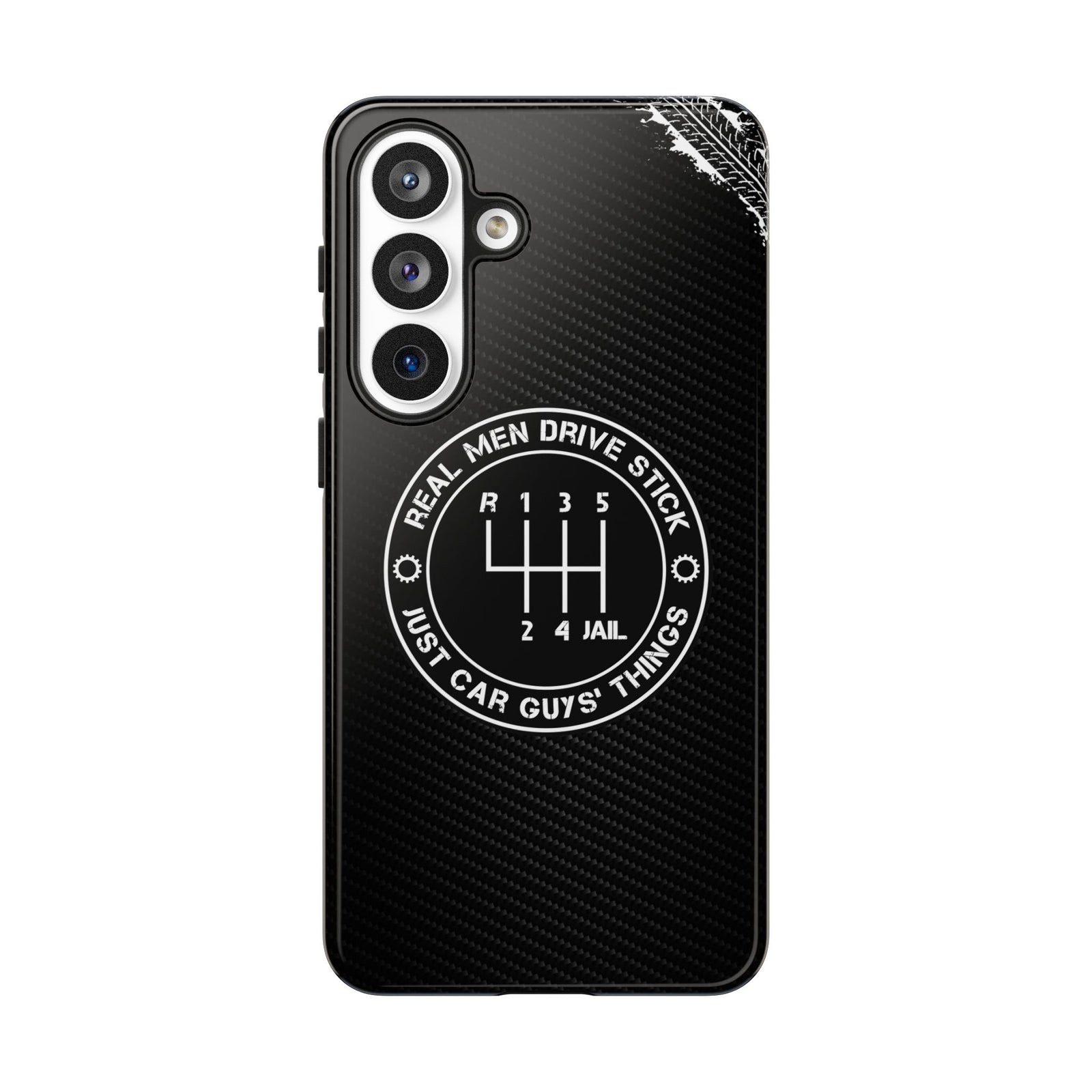 Real Men Drive Stick Manual Transmission Tough Phone Case | Car Guy Gift
