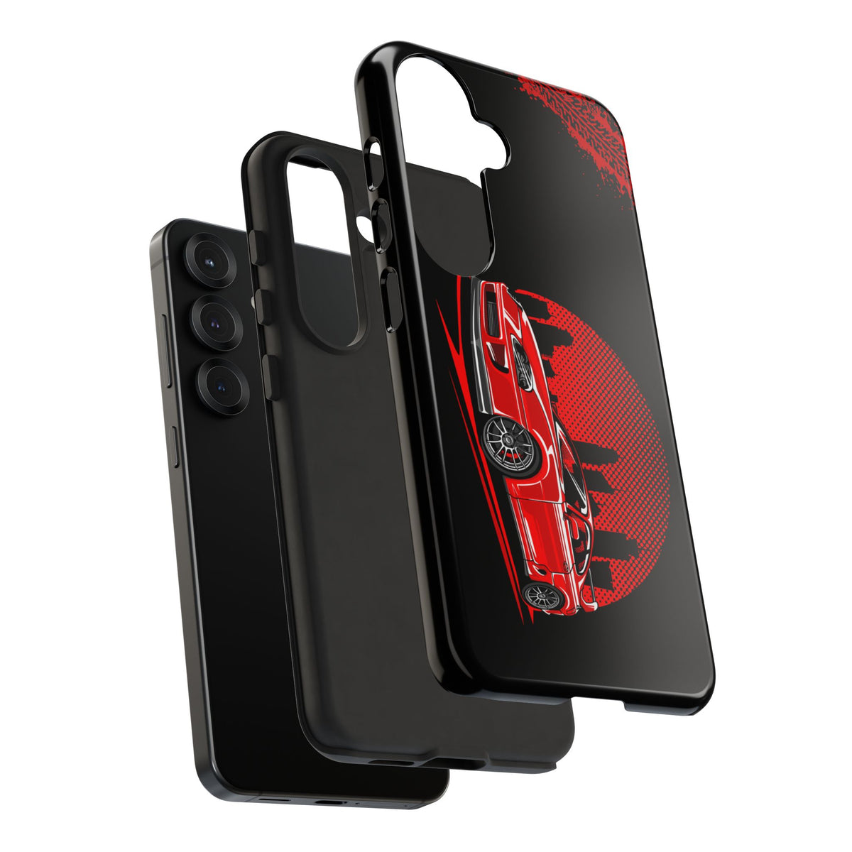 MKIV A80 Supra 2JZ Red City Tough Phone Case | JDM Car Guy Gift
