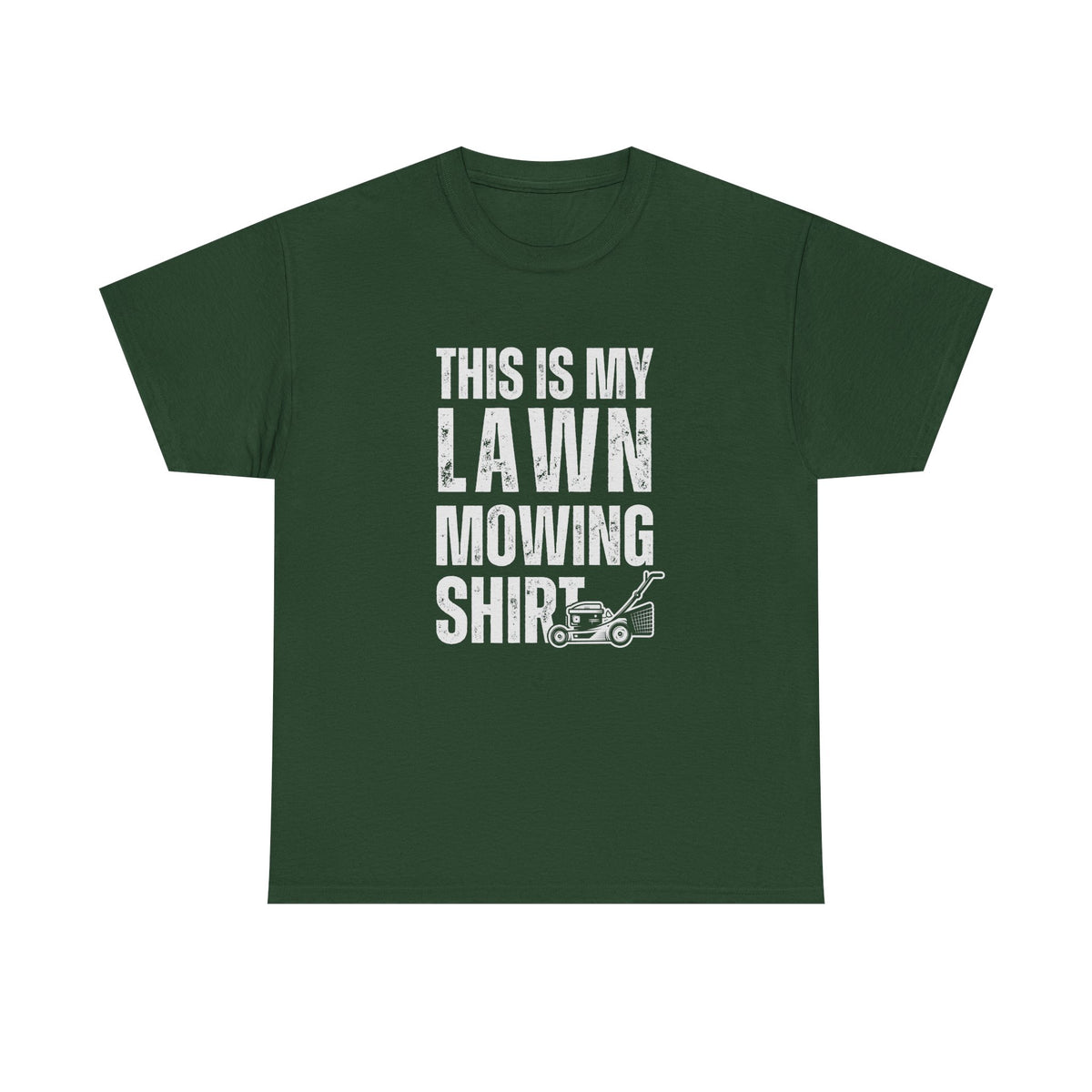This Is My Lawn Mowing Shirt - funny yard work tee