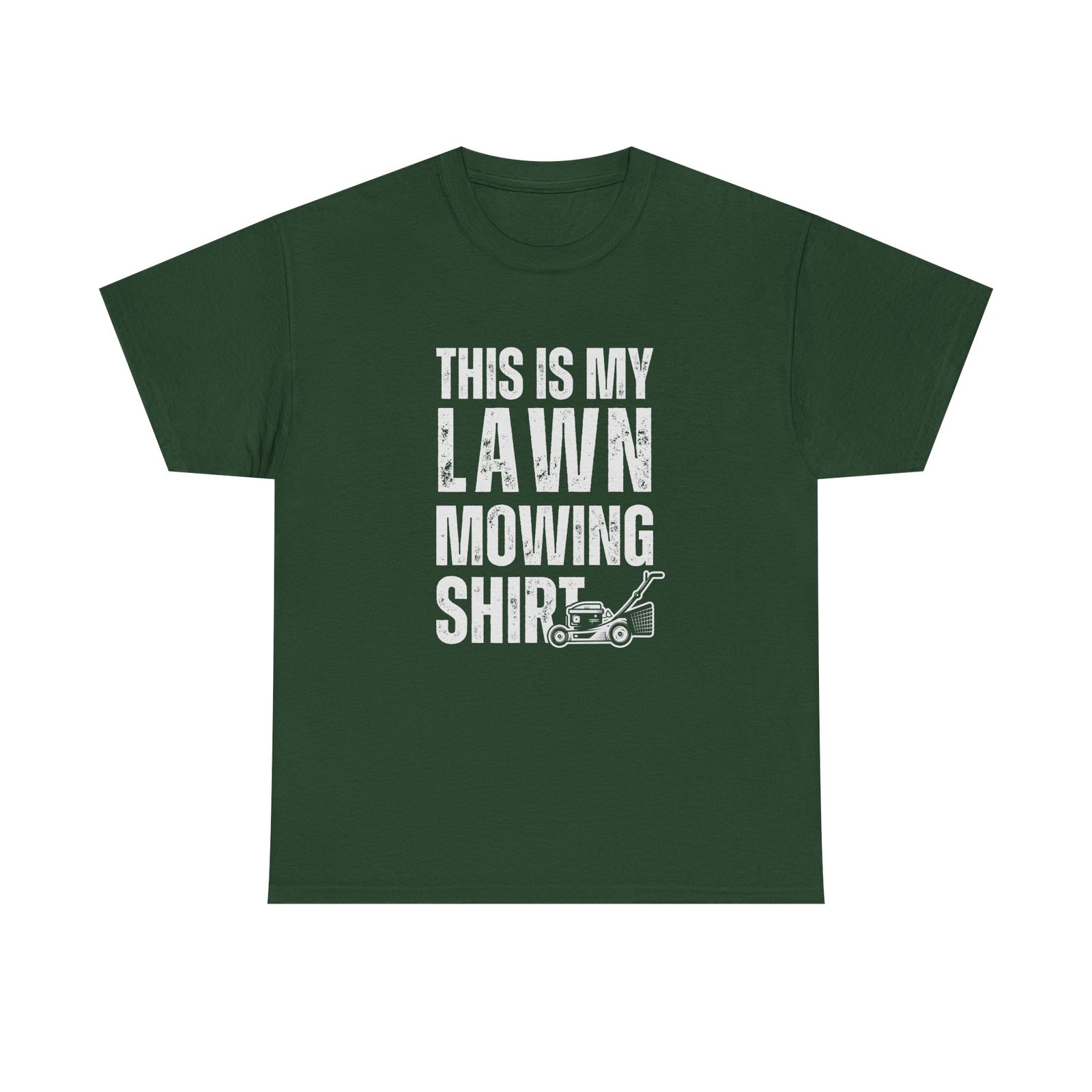 This Is My Lawn Mowing Shirt - funny yard work tee