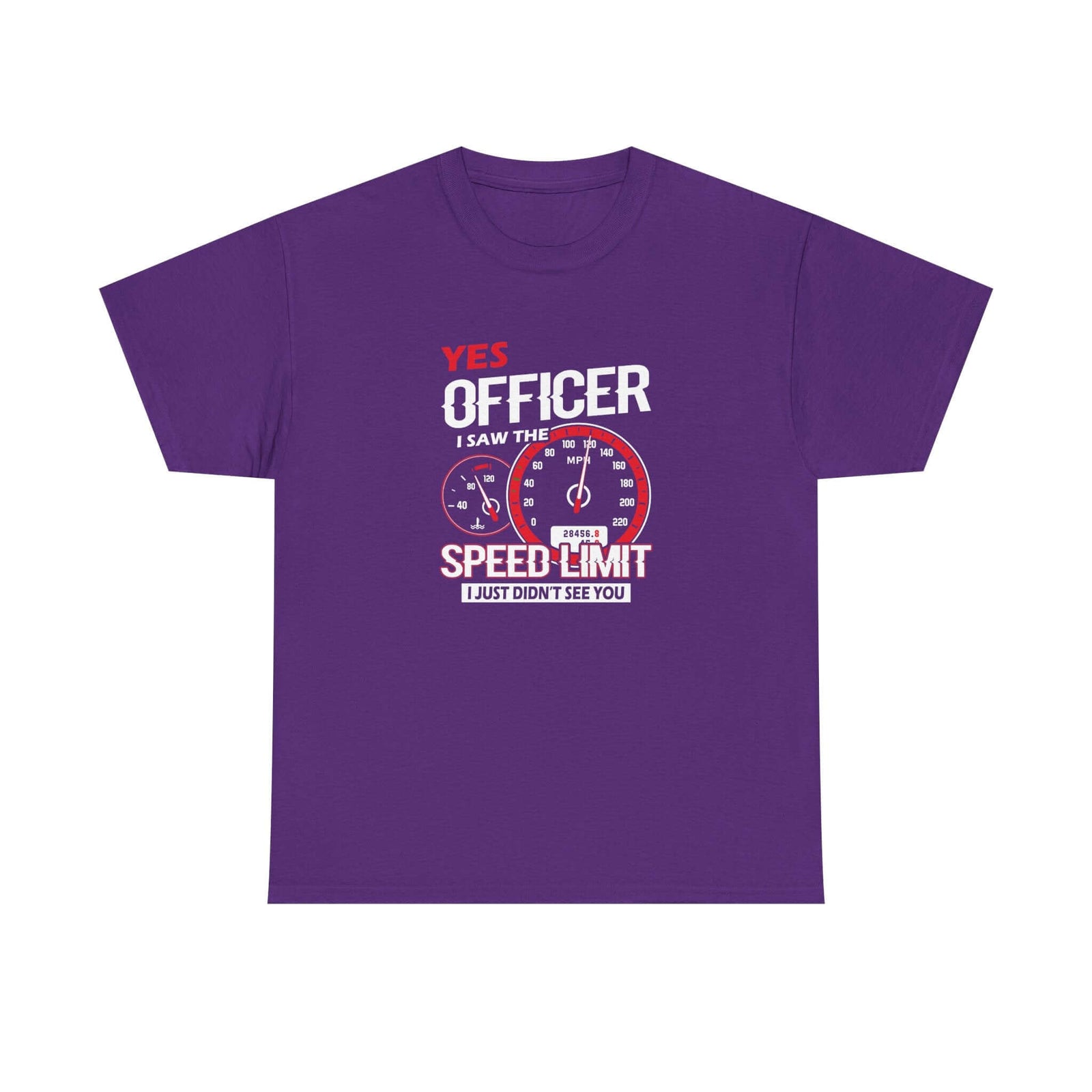 Yes Officer I Saw the Speed Limit t-shirt - funny car guy gift