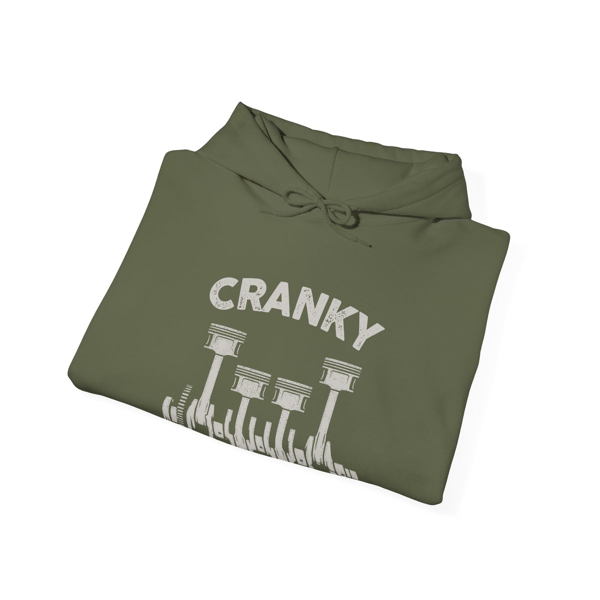 Cranky Mechanic Hoodie - Funny Car Guy Engine Humor - car guy hoodie gift for car enthusiasts
