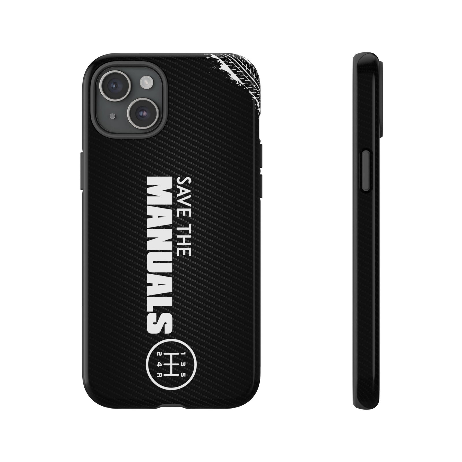 Save The Manuals Tough Phone Case | Manual Transmission Car Guy Gift
