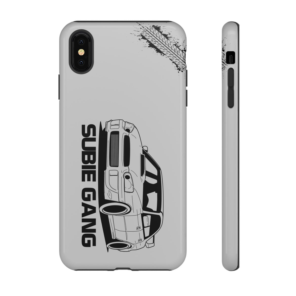 JDM Gang Tough Phone Case - iPhone XS MAX, glossy, front and side view