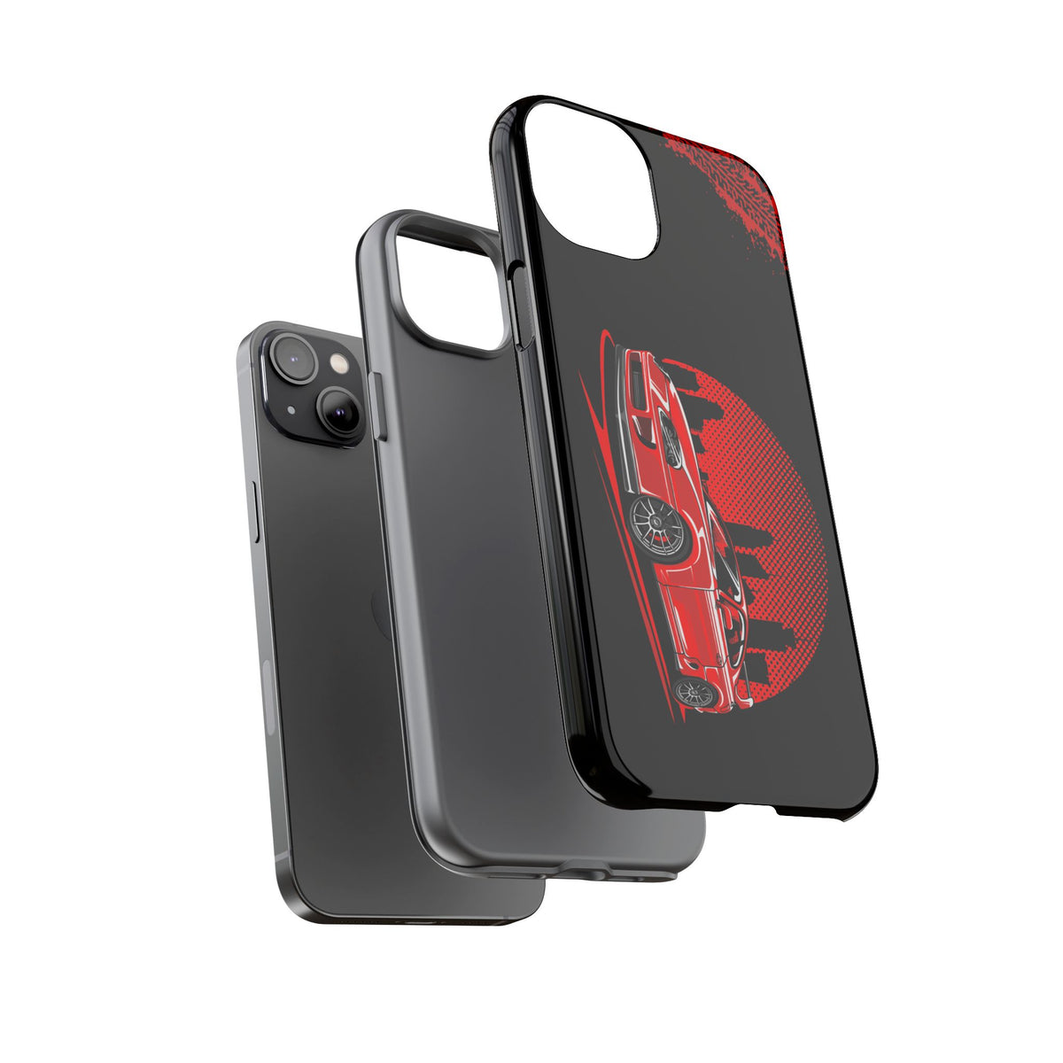 MKIV A80 Supra 2JZ Red City Tough Phone Case | JDM Car Guy Gift