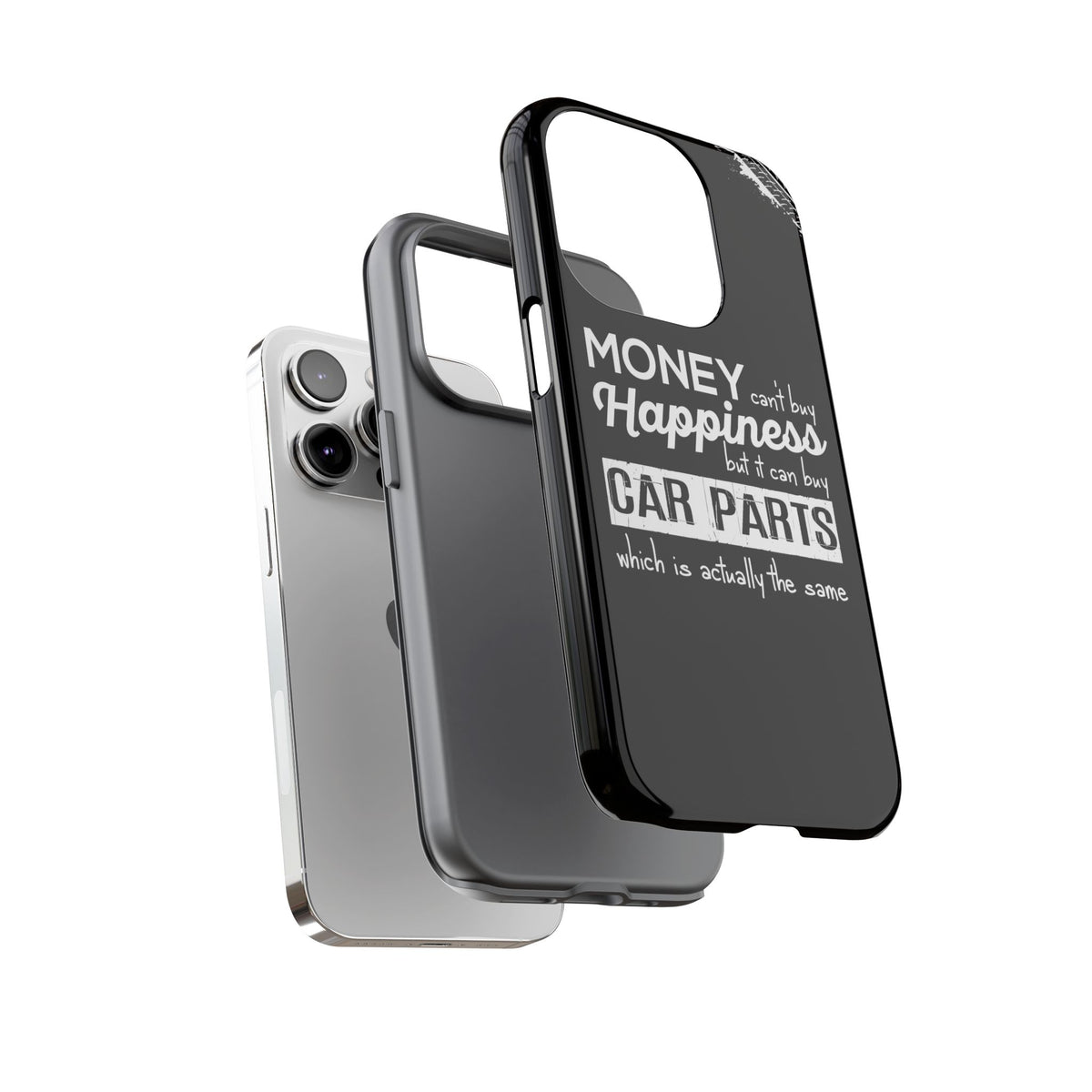More Car Parts Equals Happiness Tough Phone Case | Car Enthusiast Gift