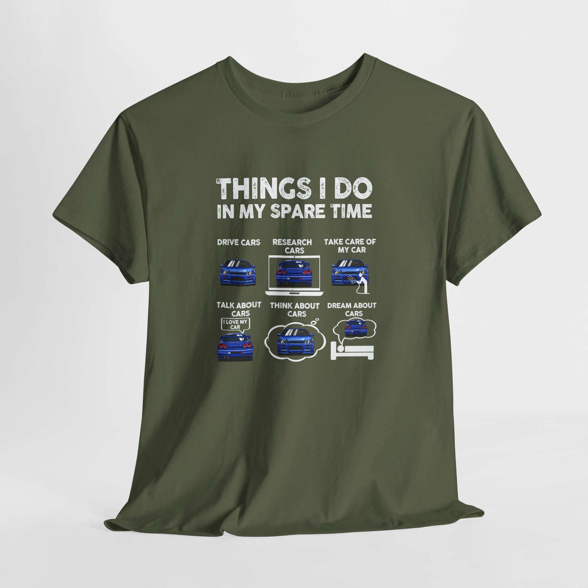 Things I Do in My Spare Time T-Shirt - JDM Car Enthusiast Shirt