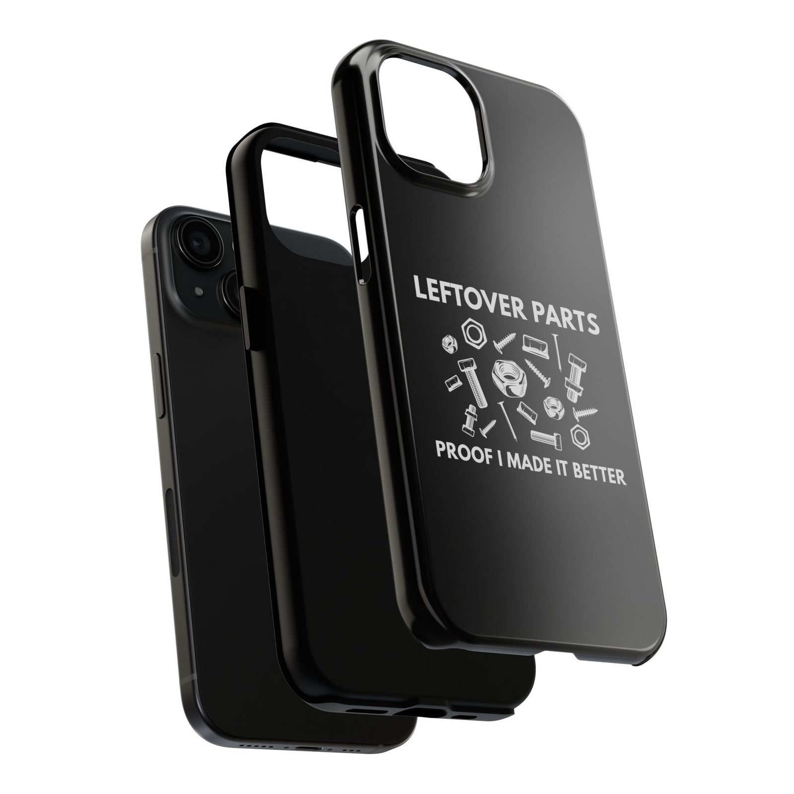 Leftover Parts Phone Case | Funny Mechanic & Handyman Dad Gift
