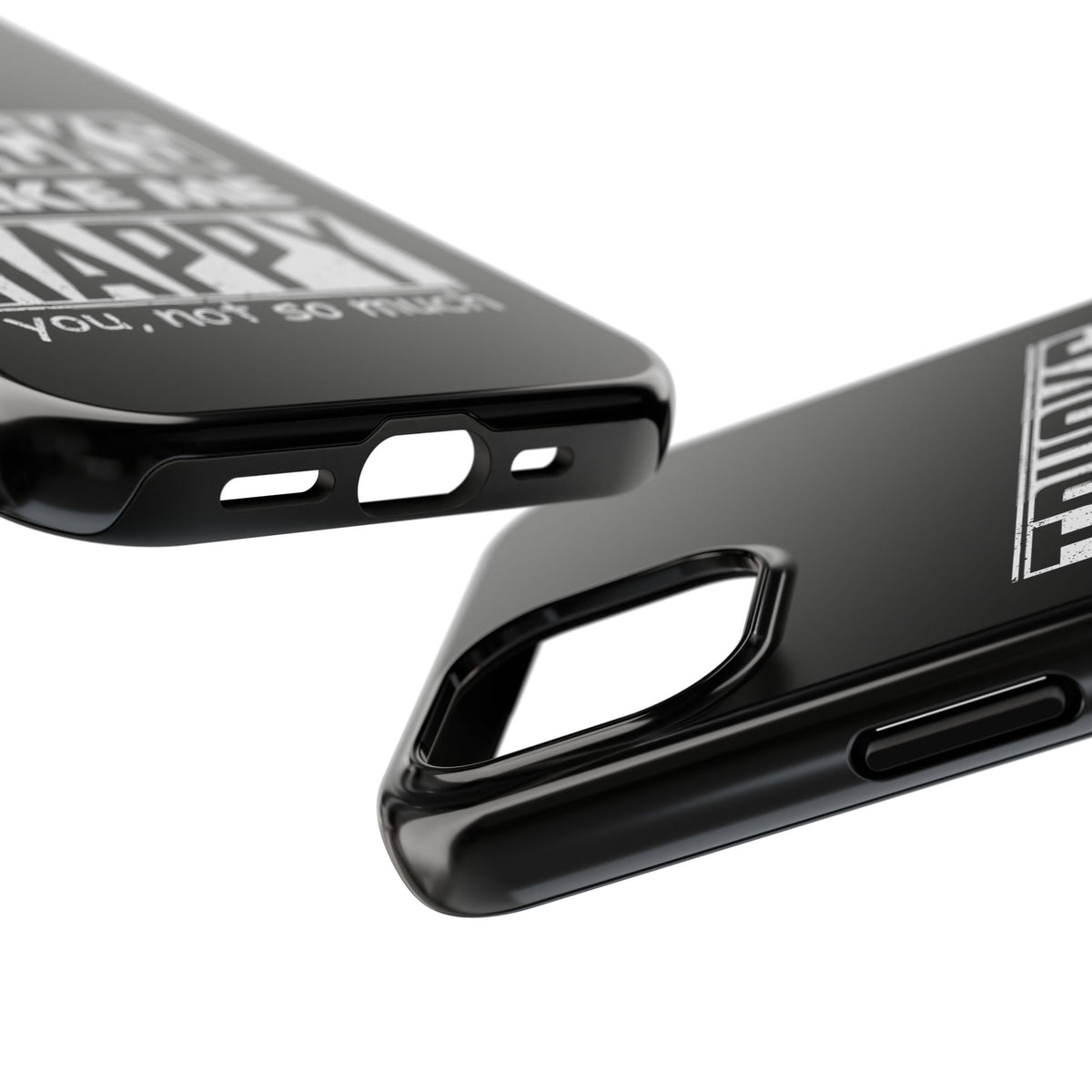 Trucks Make Me Happy Phone Case | Funny Truck Enthusiast Gift