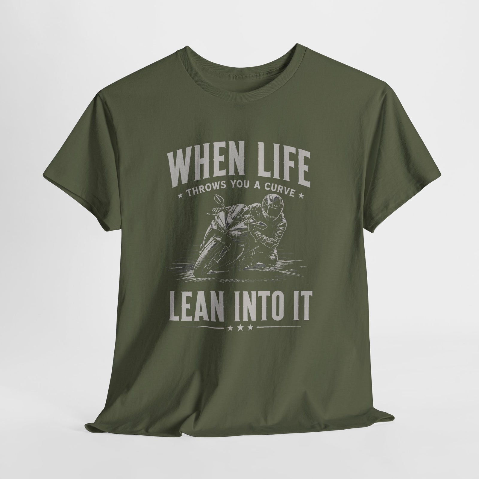 Lean Into It T-Shirt | Funny Sportbike Rider Gift Tee