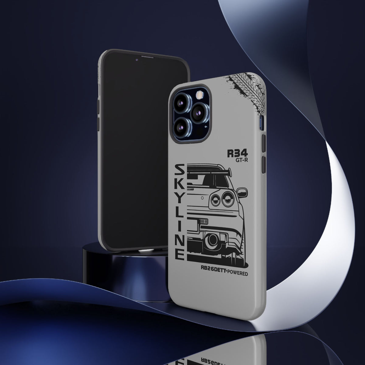 R34 Skyline GTR BNR34 Godzilla Tough Phone Case | JDM Car Gift