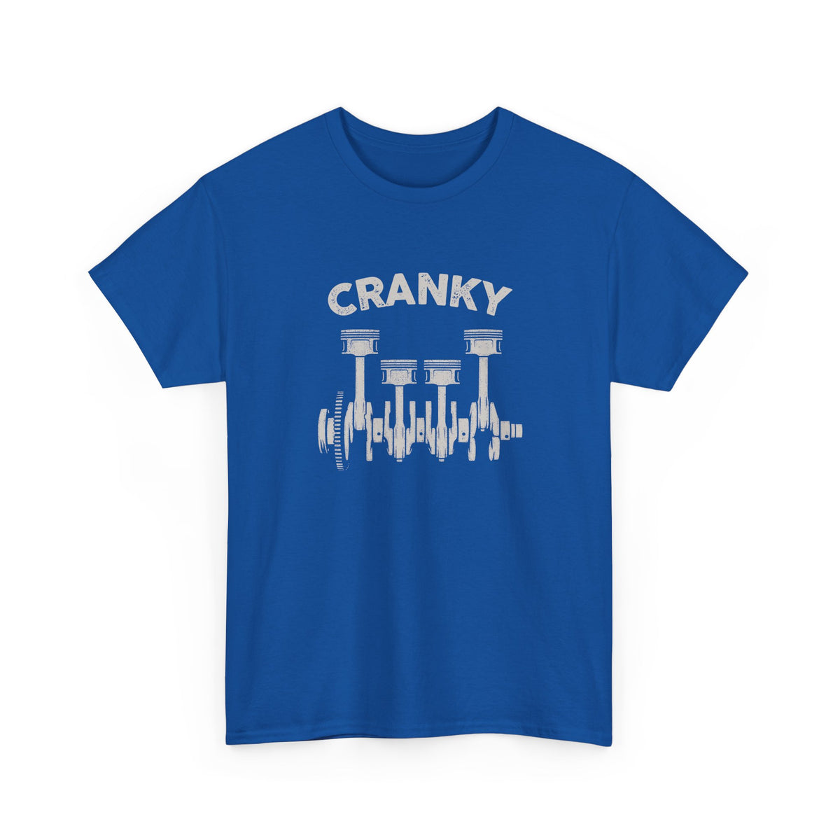 Cranky Mechanic T-Shirt | Funny Crankshaft Car Guy Tee