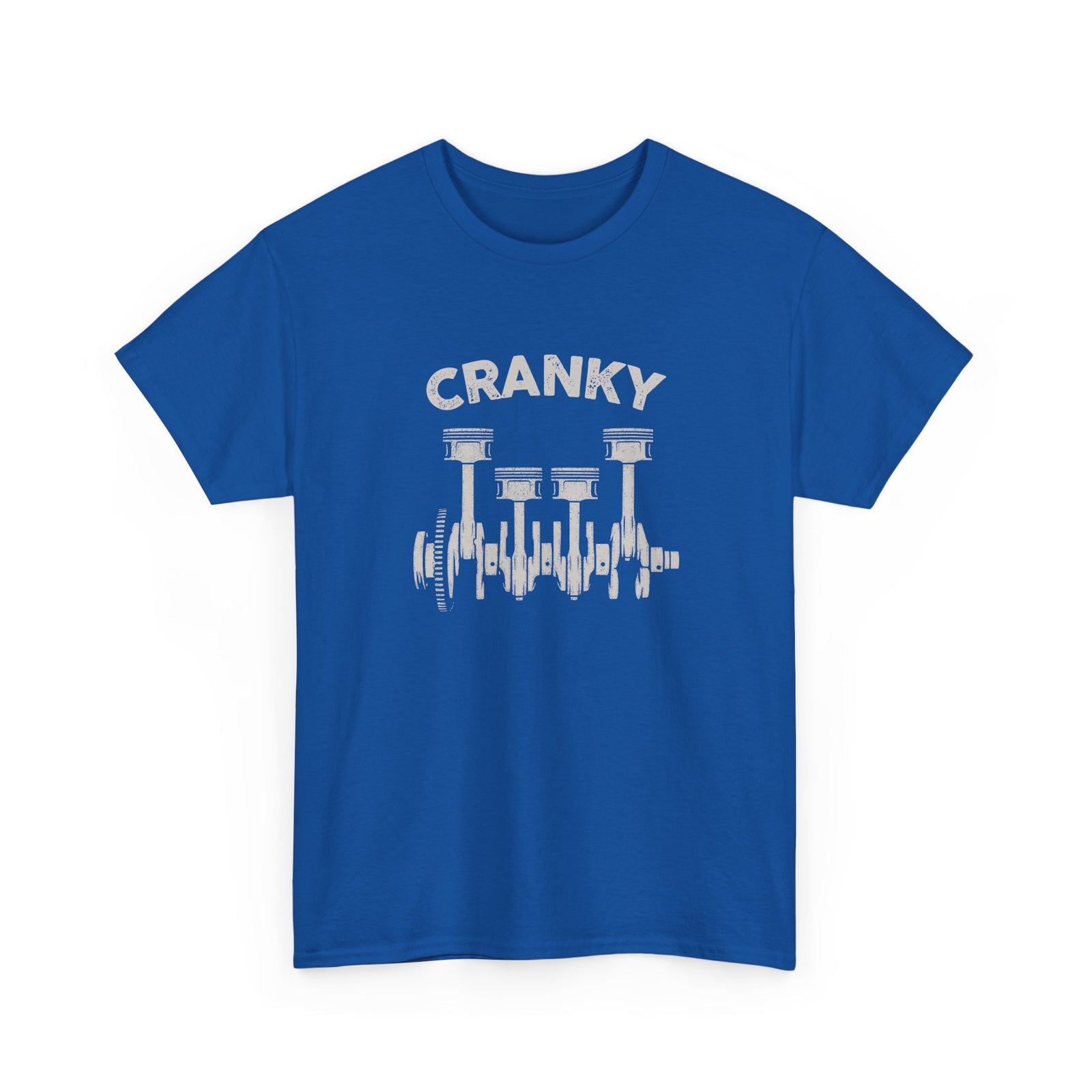 Cranky Mechanic T-Shirt | Funny Crankshaft Car Guy Tee