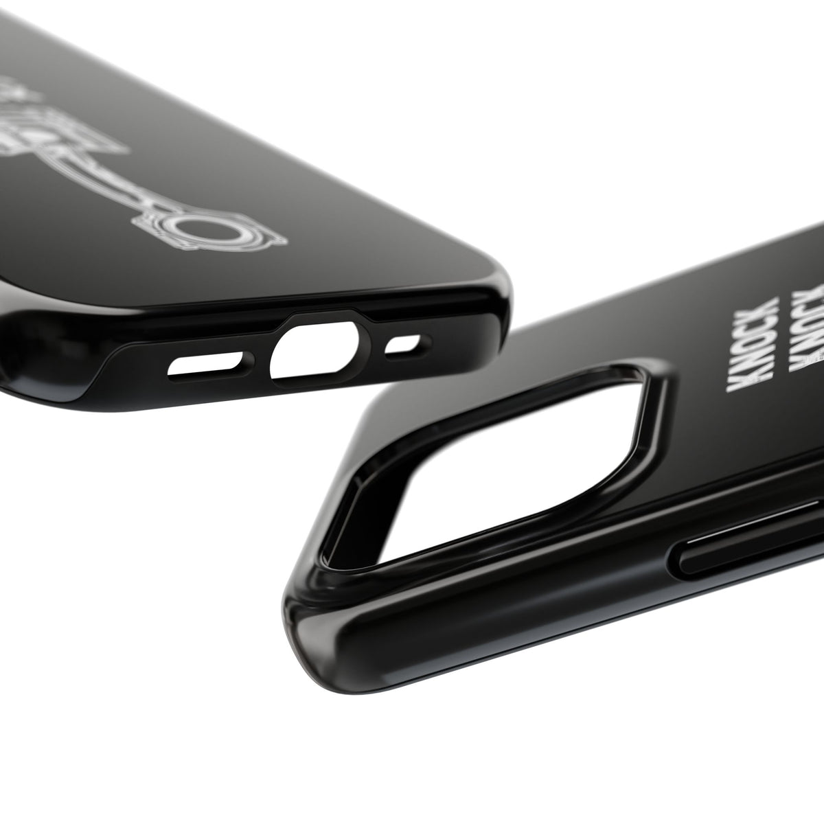 Knock Knock Broken Piston Phone Case | Funny Mechanic Car Guy Gift