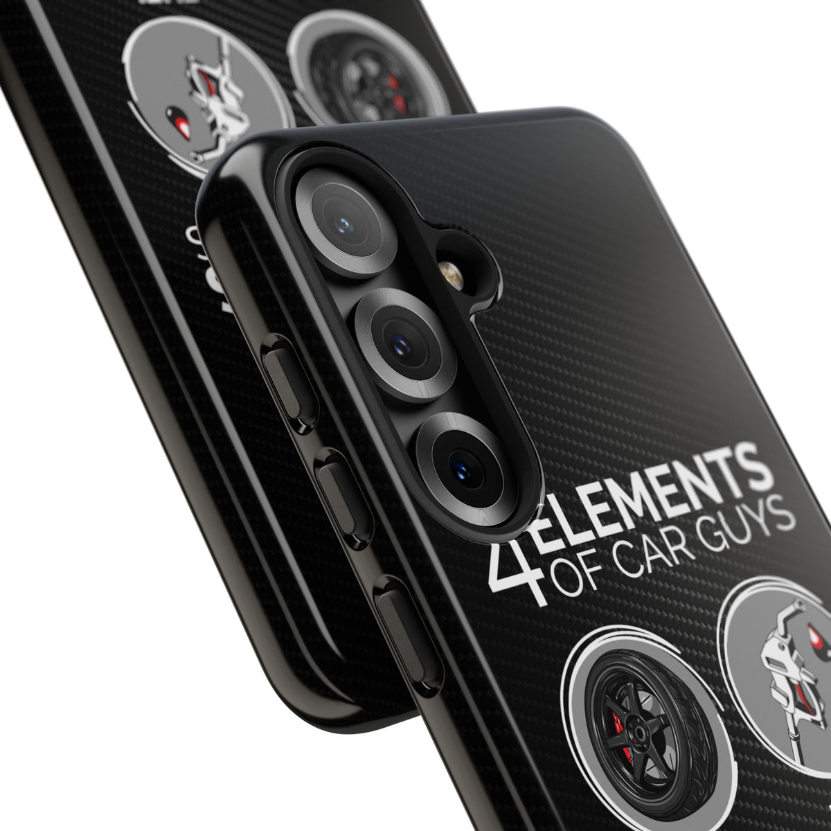 The 4 Elements of Car Guys Tough Phone Case | Funny Car Lover Gift