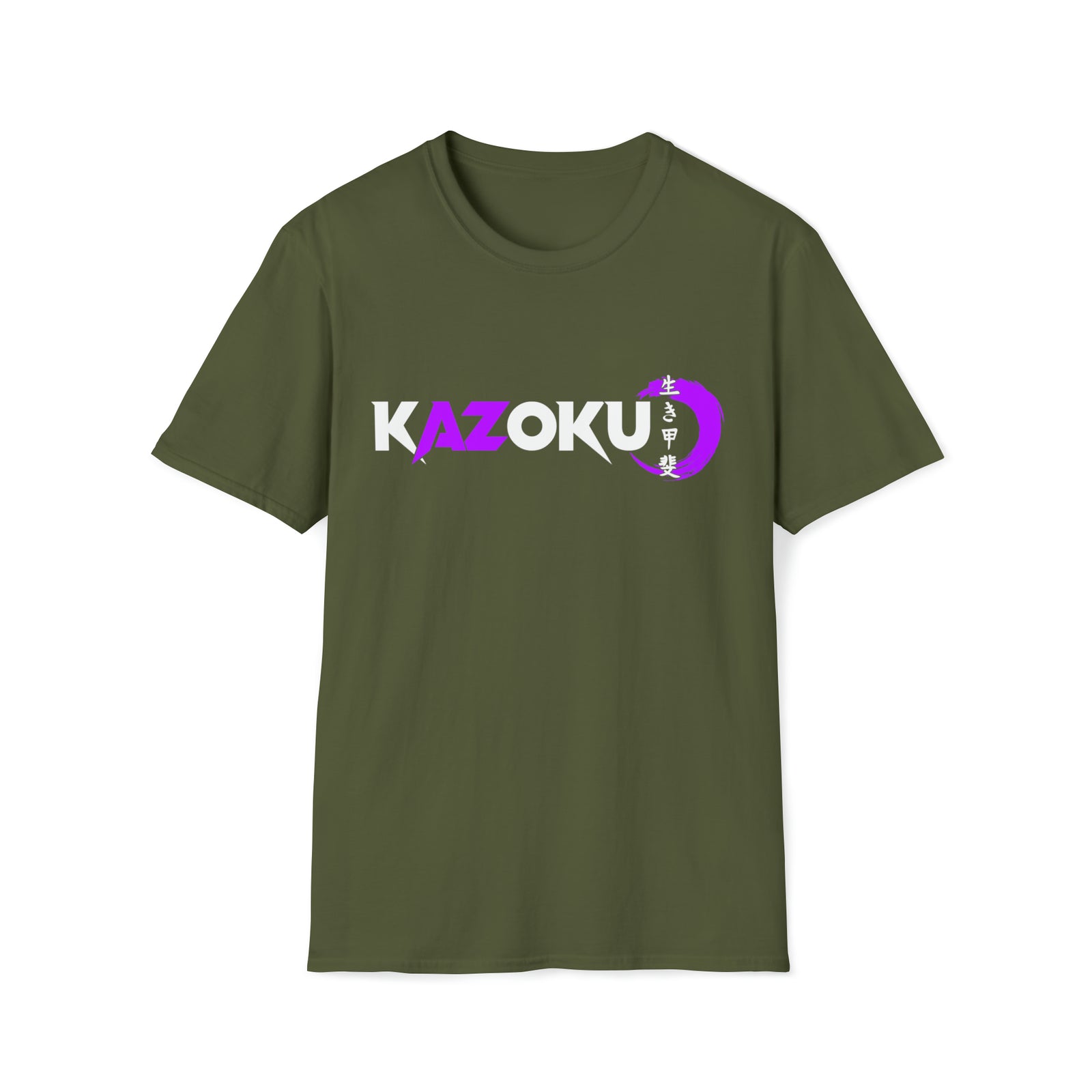 KAZOKU Shirt Purple - Design 1