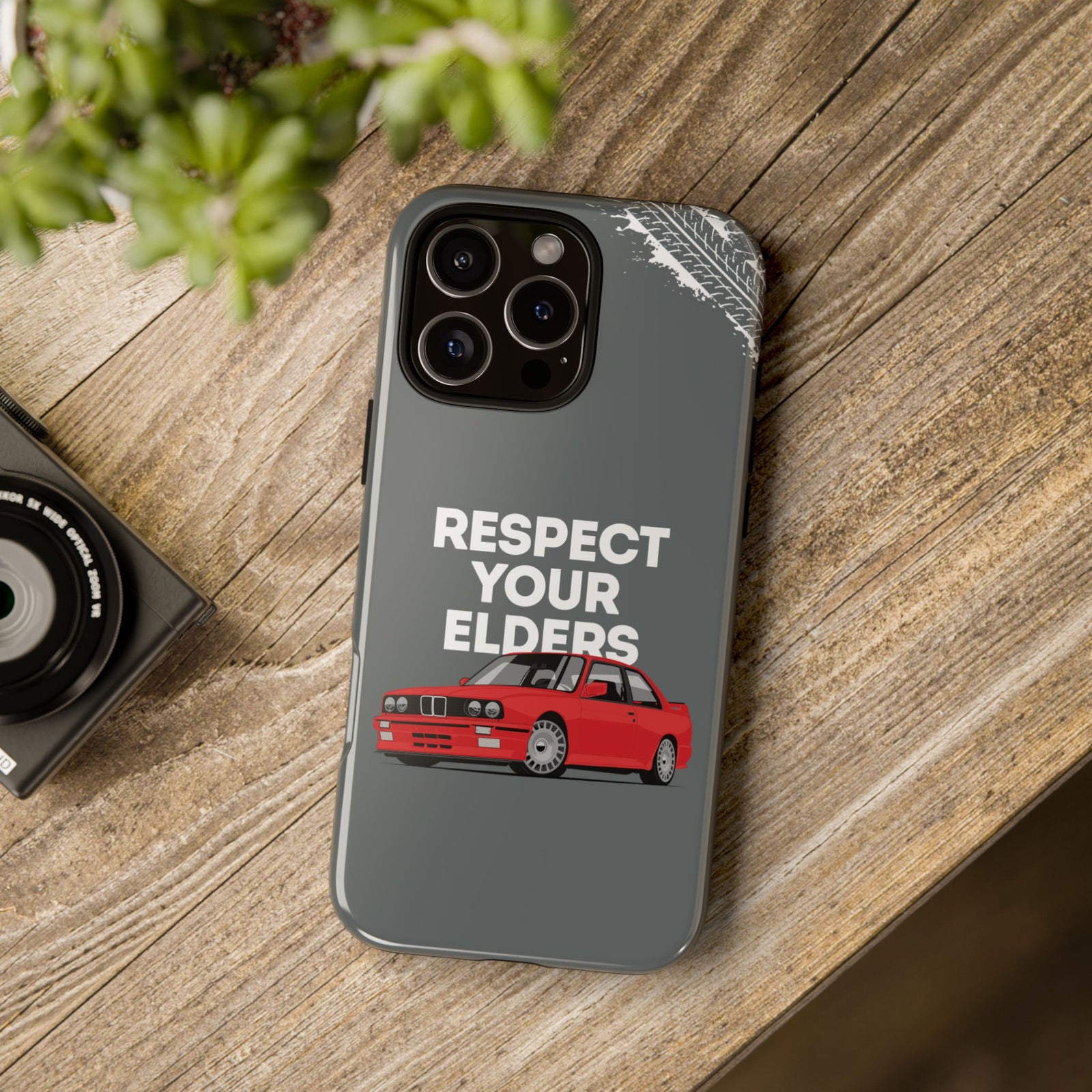E30 M3 Respect Your Elders Tough Phone Case | Classic Car Guy Gift