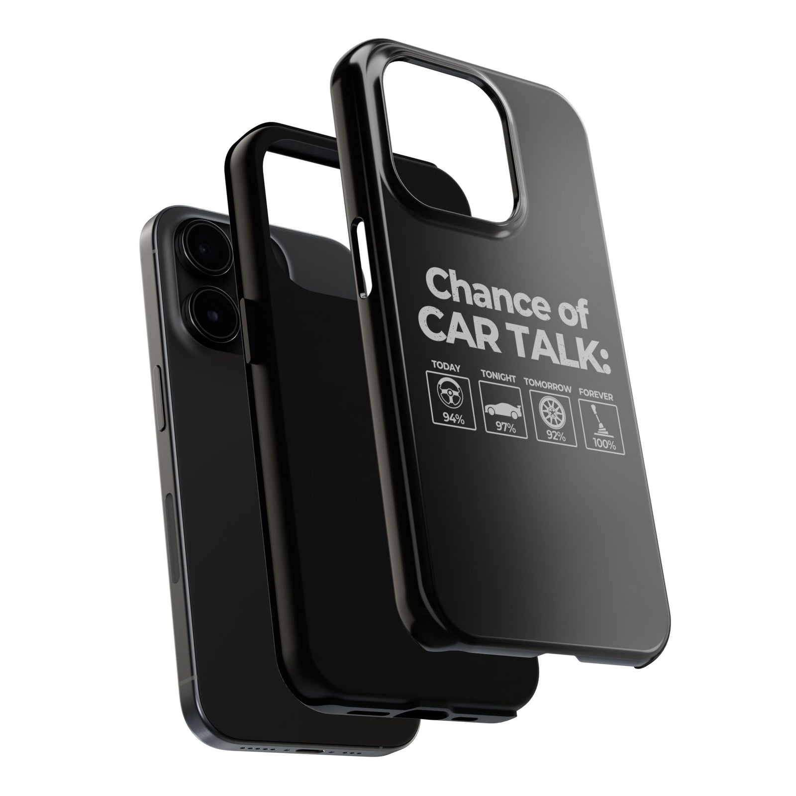 100% Chance of Car Talk Phone Case | Car Enthusiast Gift