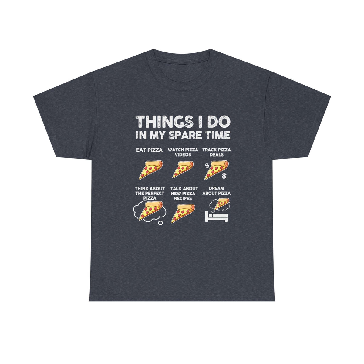 Pizza lover shirt - funny things I do in spare time gift tee