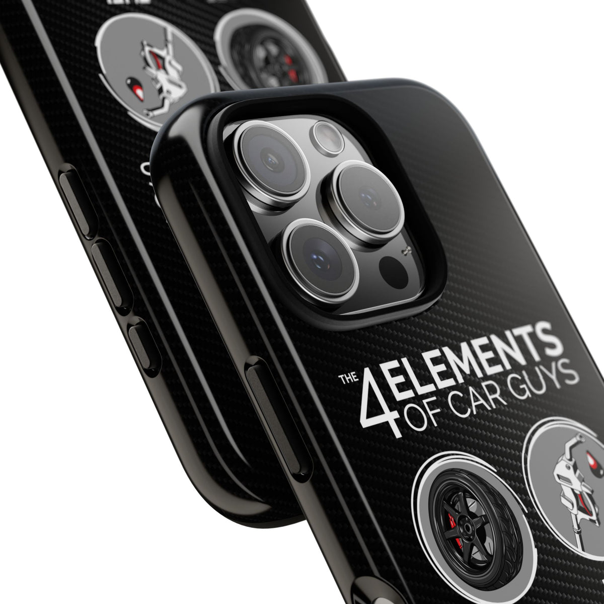 The 4 Elements of Car Guys Tough Phone Case | Funny Car Lover Gift
