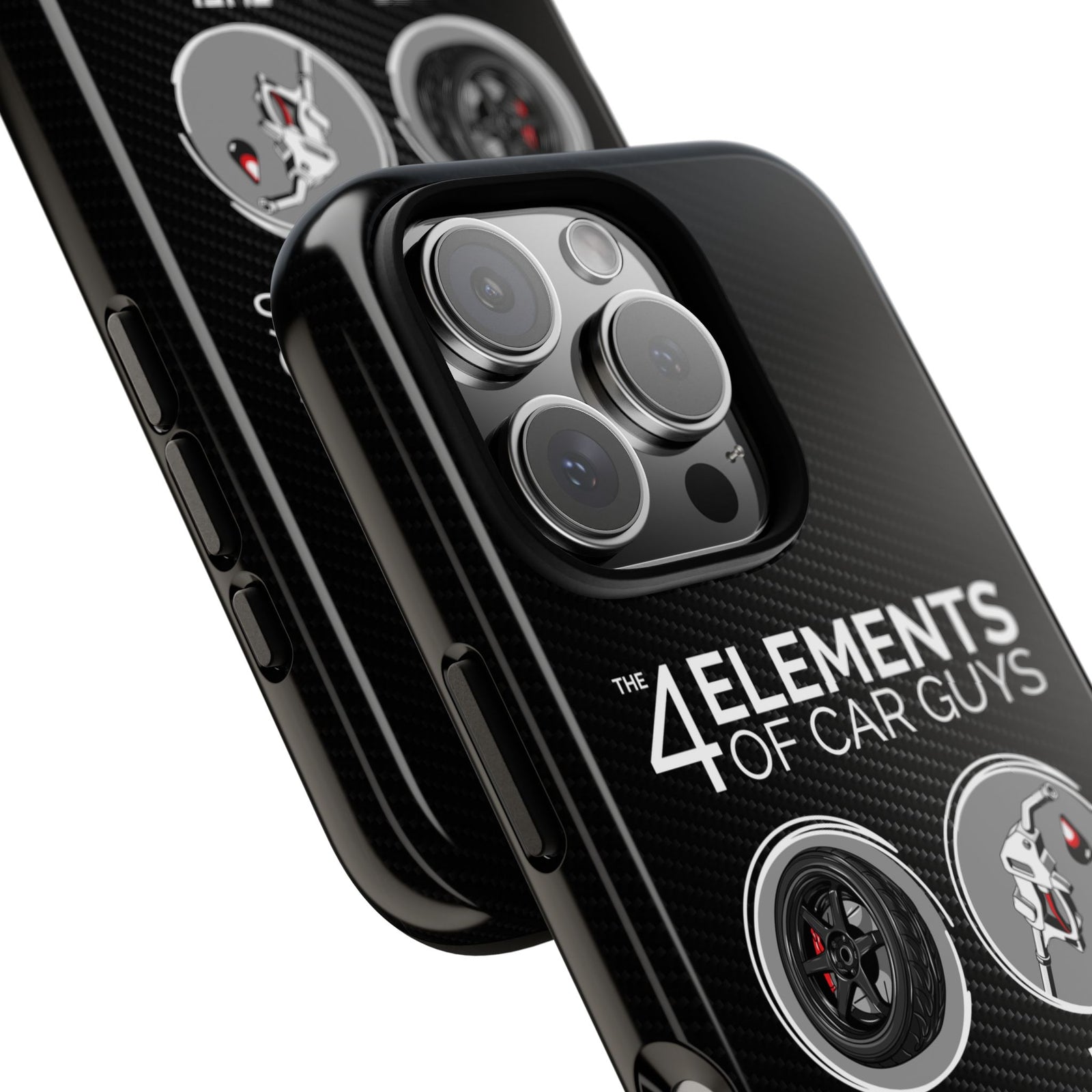 The 4 Elements of Car Guys Tough Phone Case | Funny Car Lover Gift