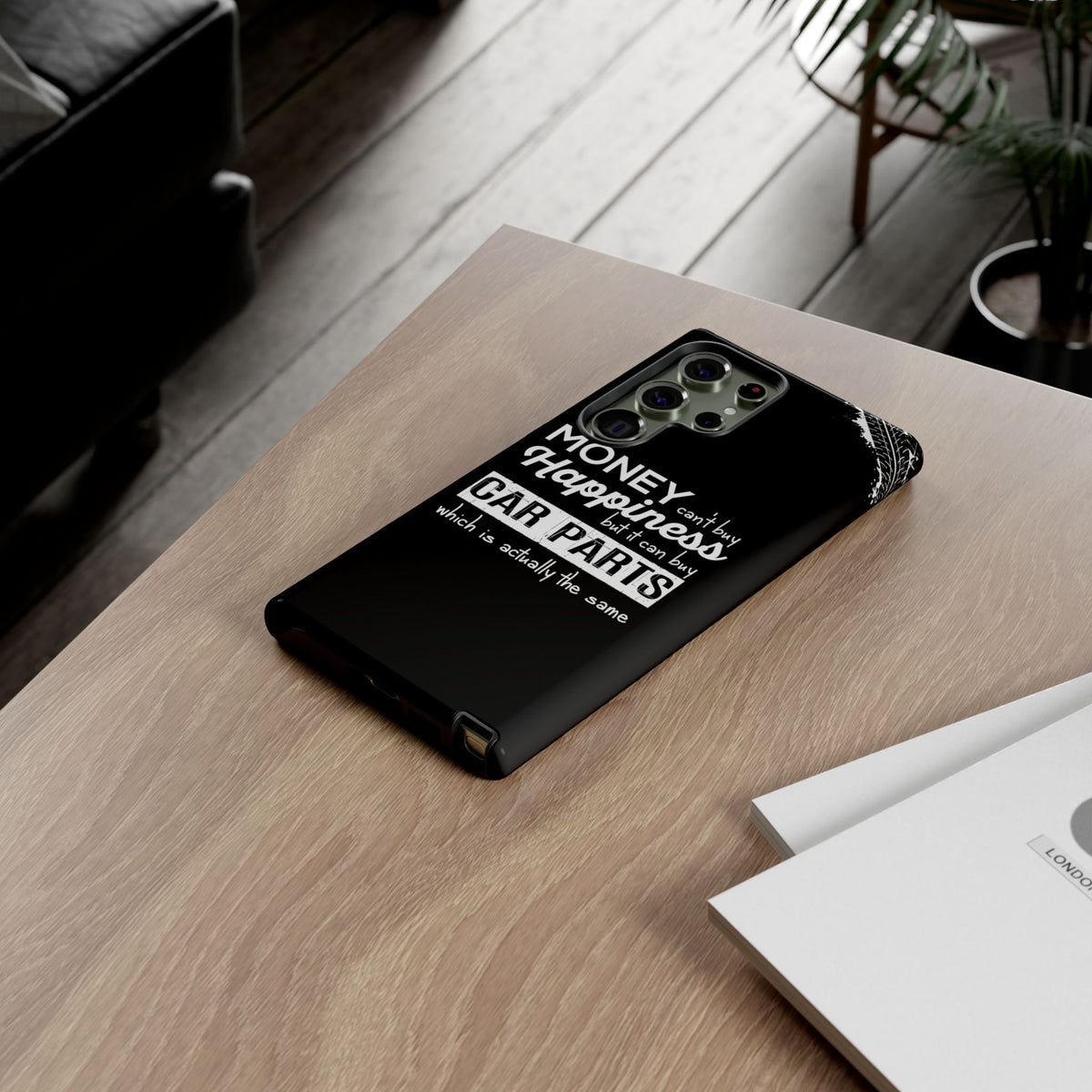 More Car Parts Equals Happiness Tough Phone Case | Car Enthusiast Gift