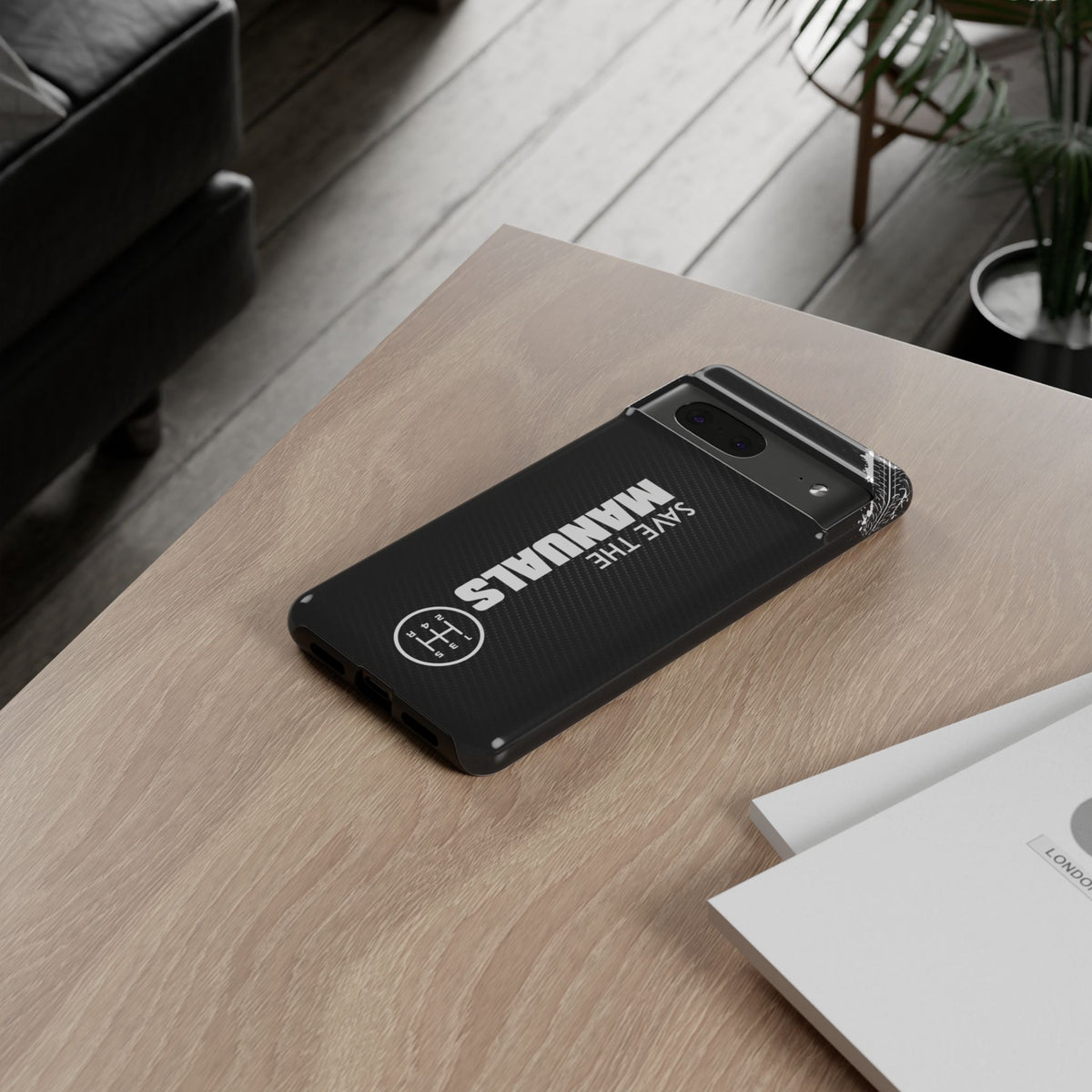 Save The Manuals Tough Phone Case | Manual Transmission Car Guy Gift