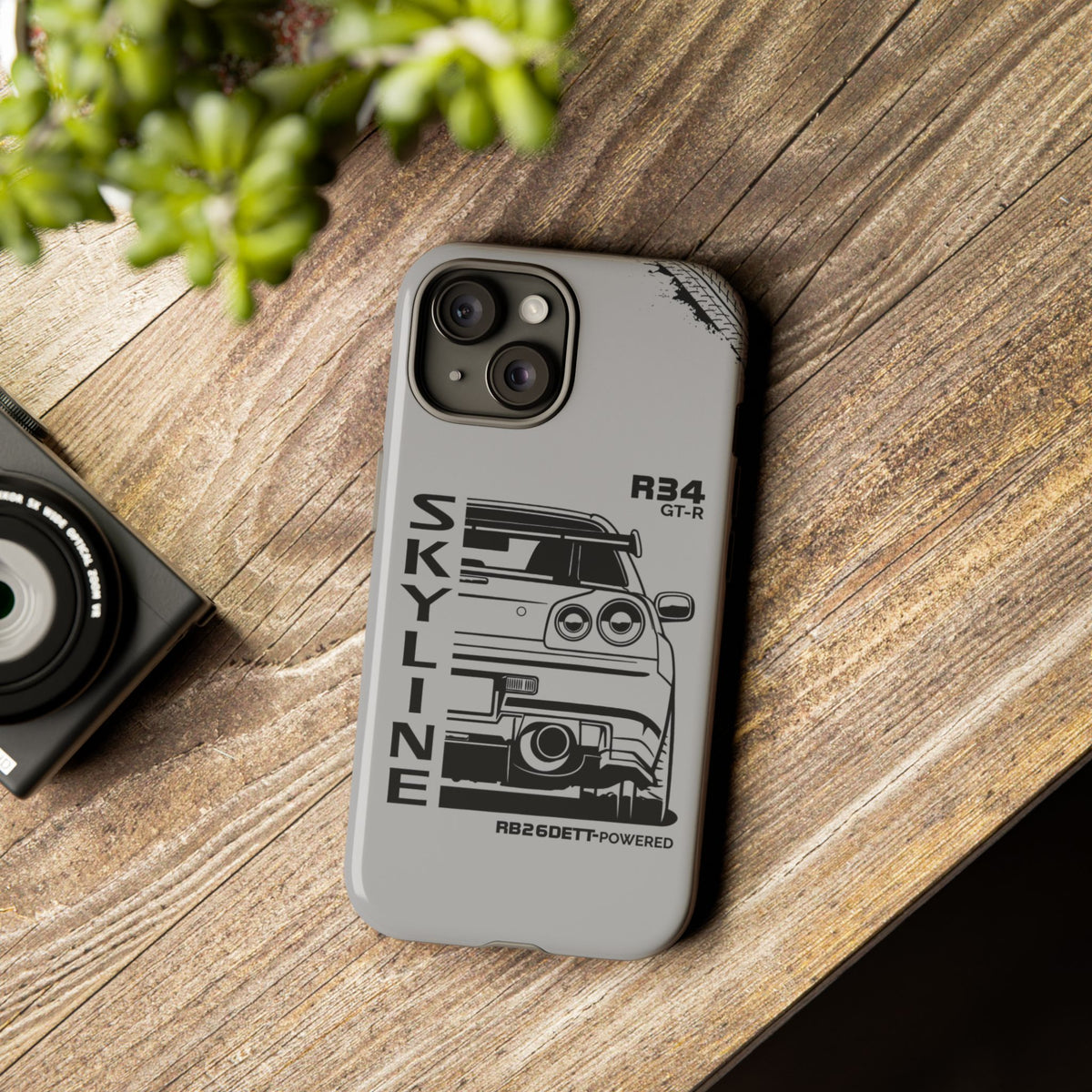 R34 Skyline GTR BNR34 Godzilla Tough Phone Case | JDM Car Gift