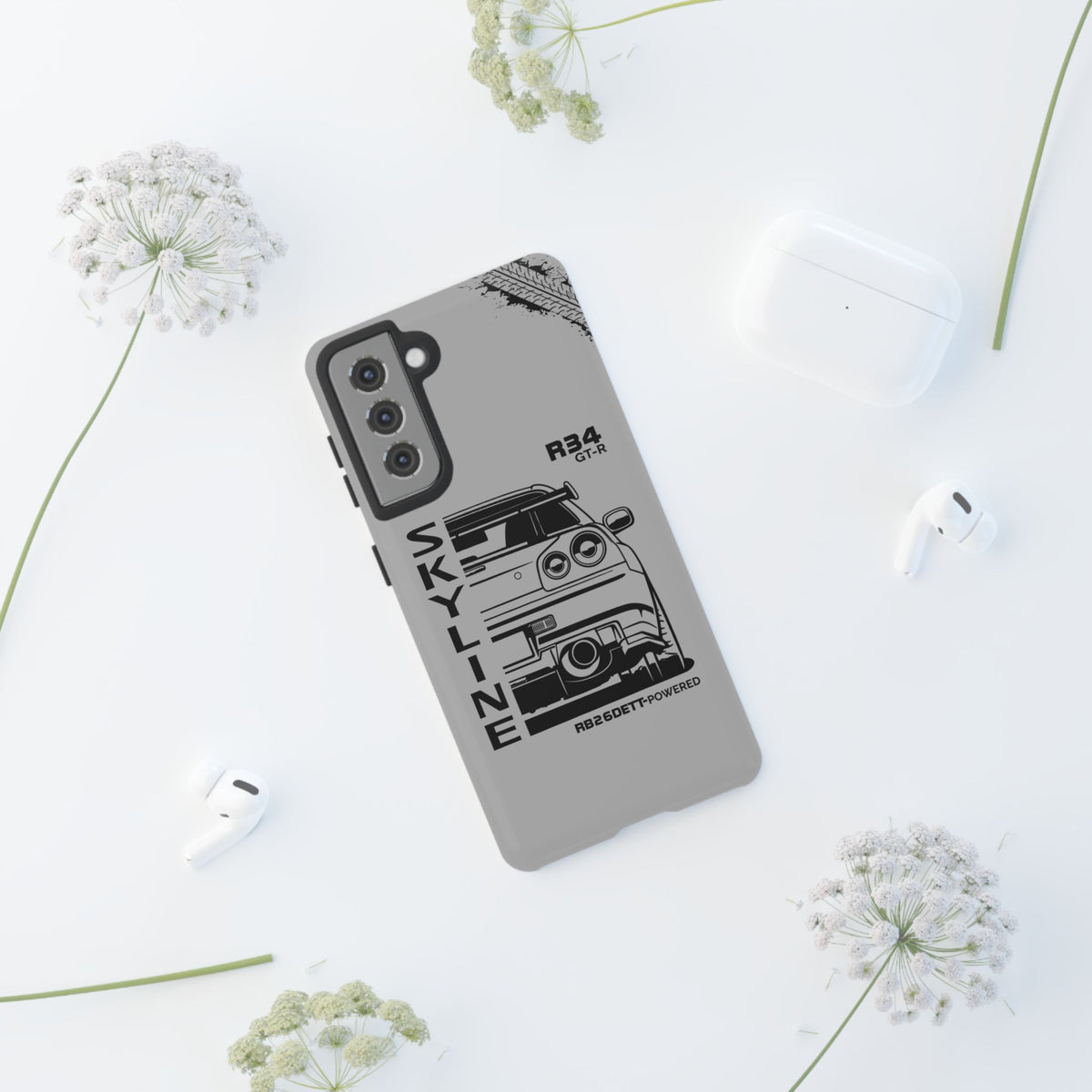 R34 Skyline GTR BNR34 Godzilla Tough Phone Case | JDM Car Gift