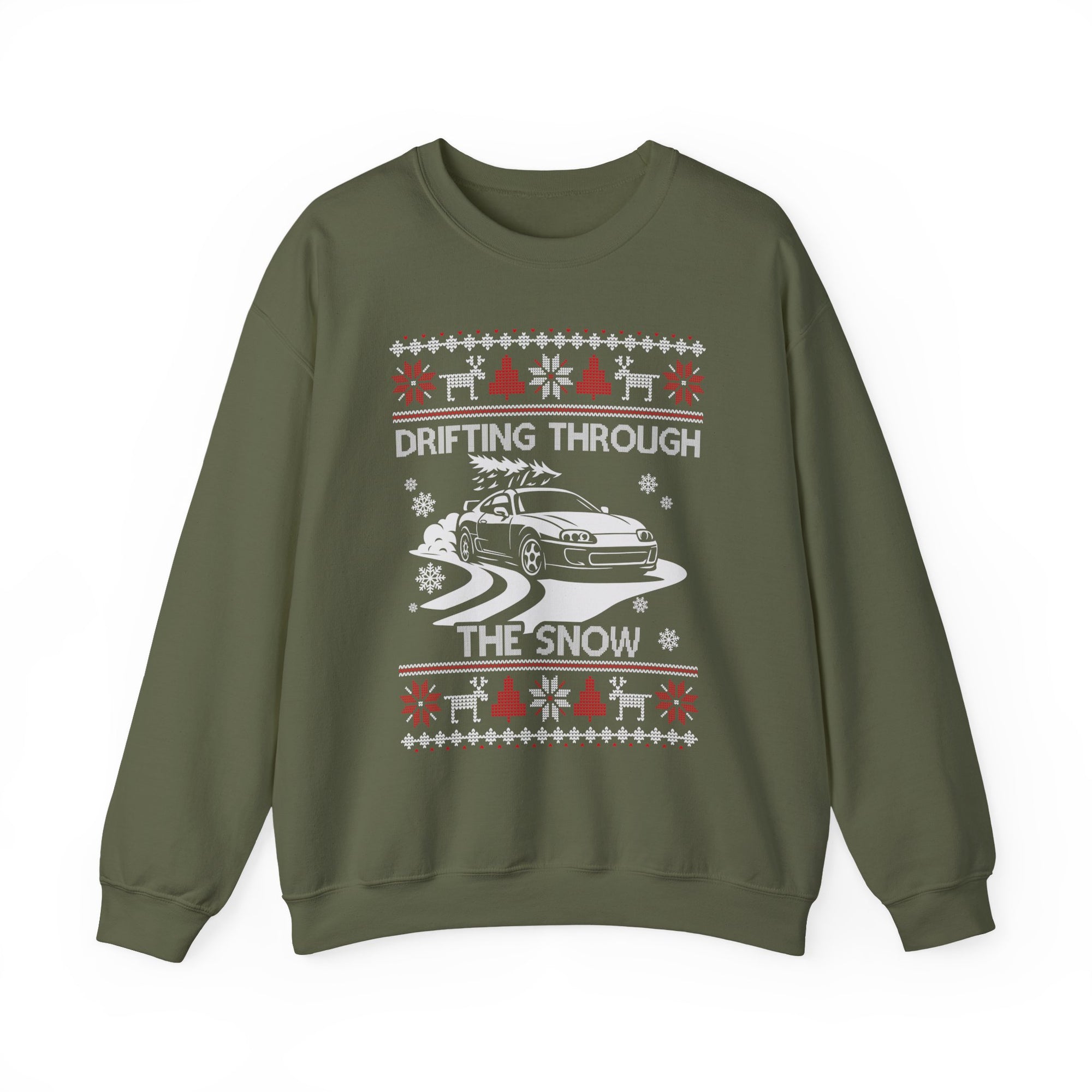Christmas Drifting JDM Legend Crewneck Sweatshirt
