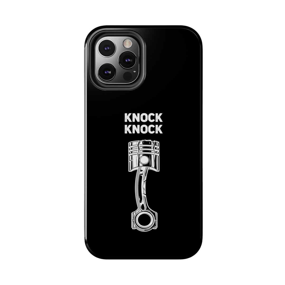 Knock Knock Broken Piston Phone Case | Funny Mechanic Car Guy Gift