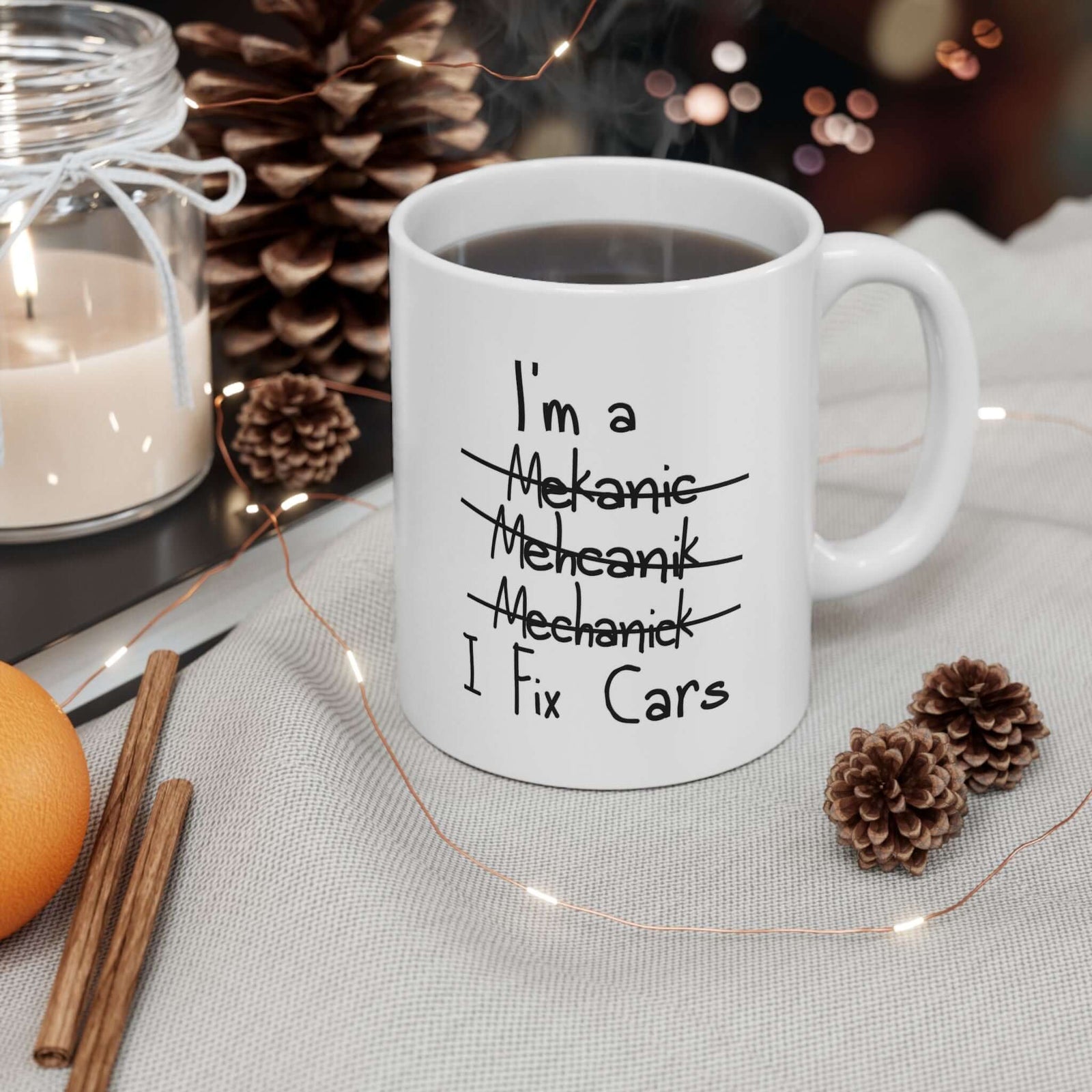 I Fix Cars Coffee Mug coffee mug - car lover gift
