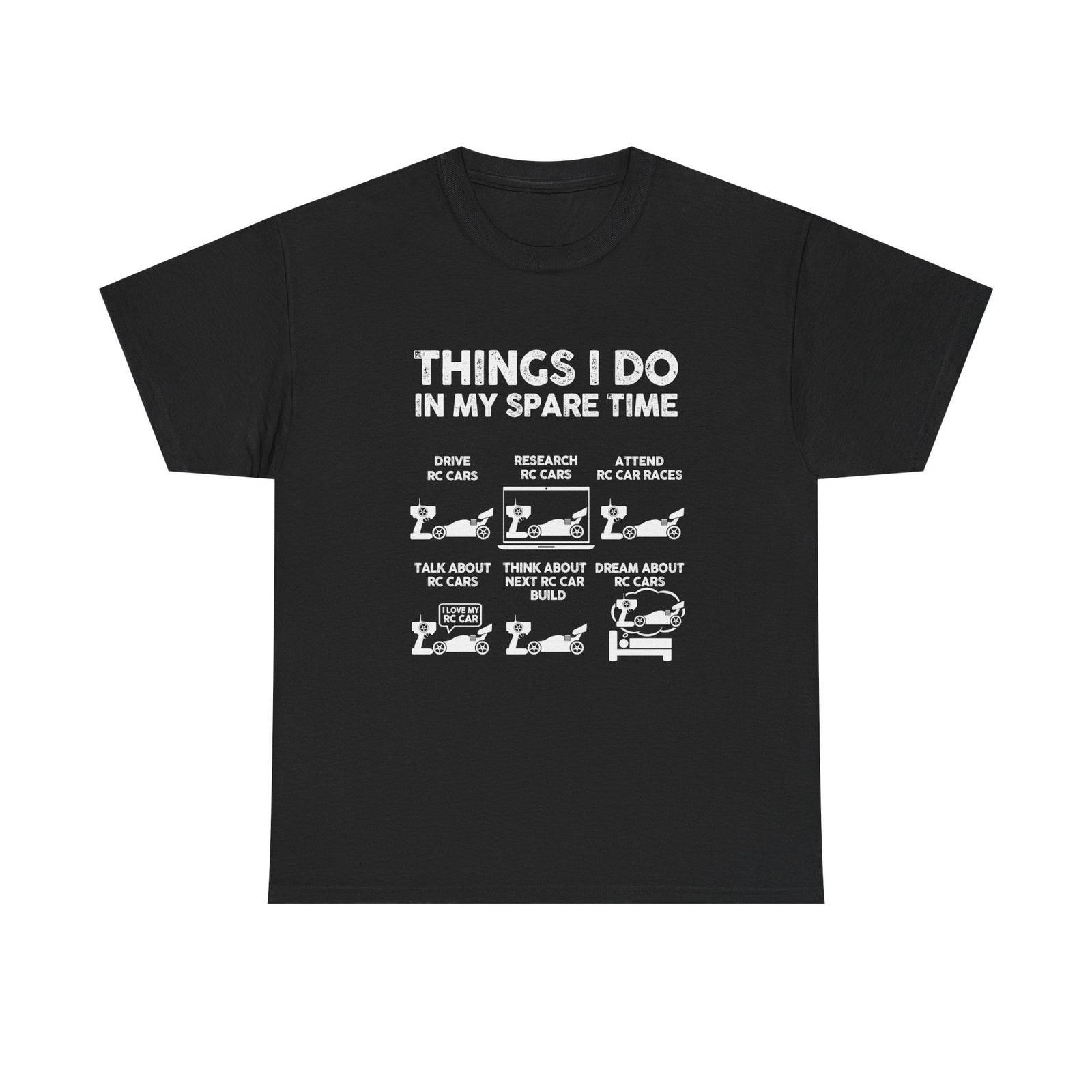 Things I Do In My Spare Time RC Car Racing t-shirt - RC car hobby tee