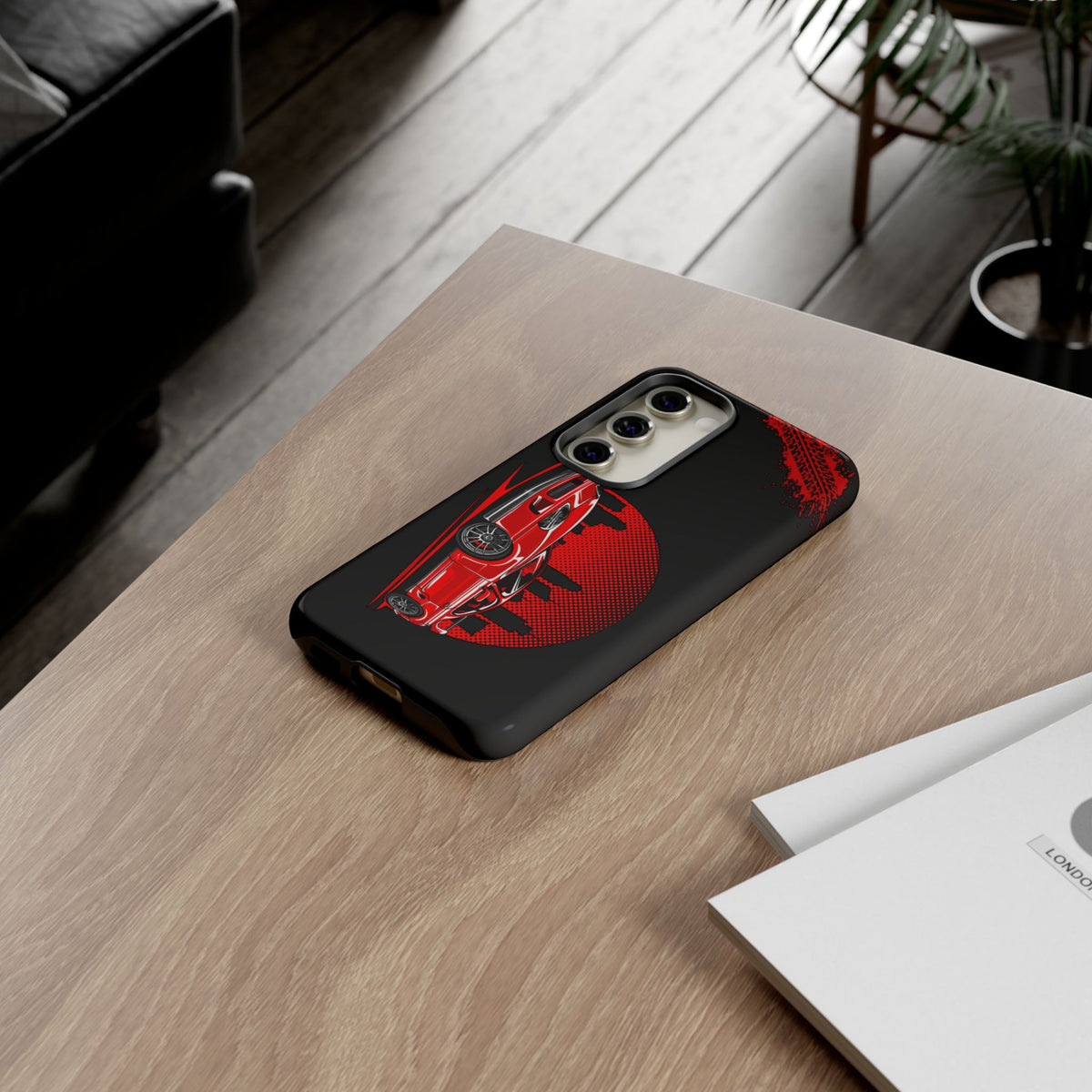 MKIV A80 Supra 2JZ Red City Tough Phone Case | JDM Car Guy Gift