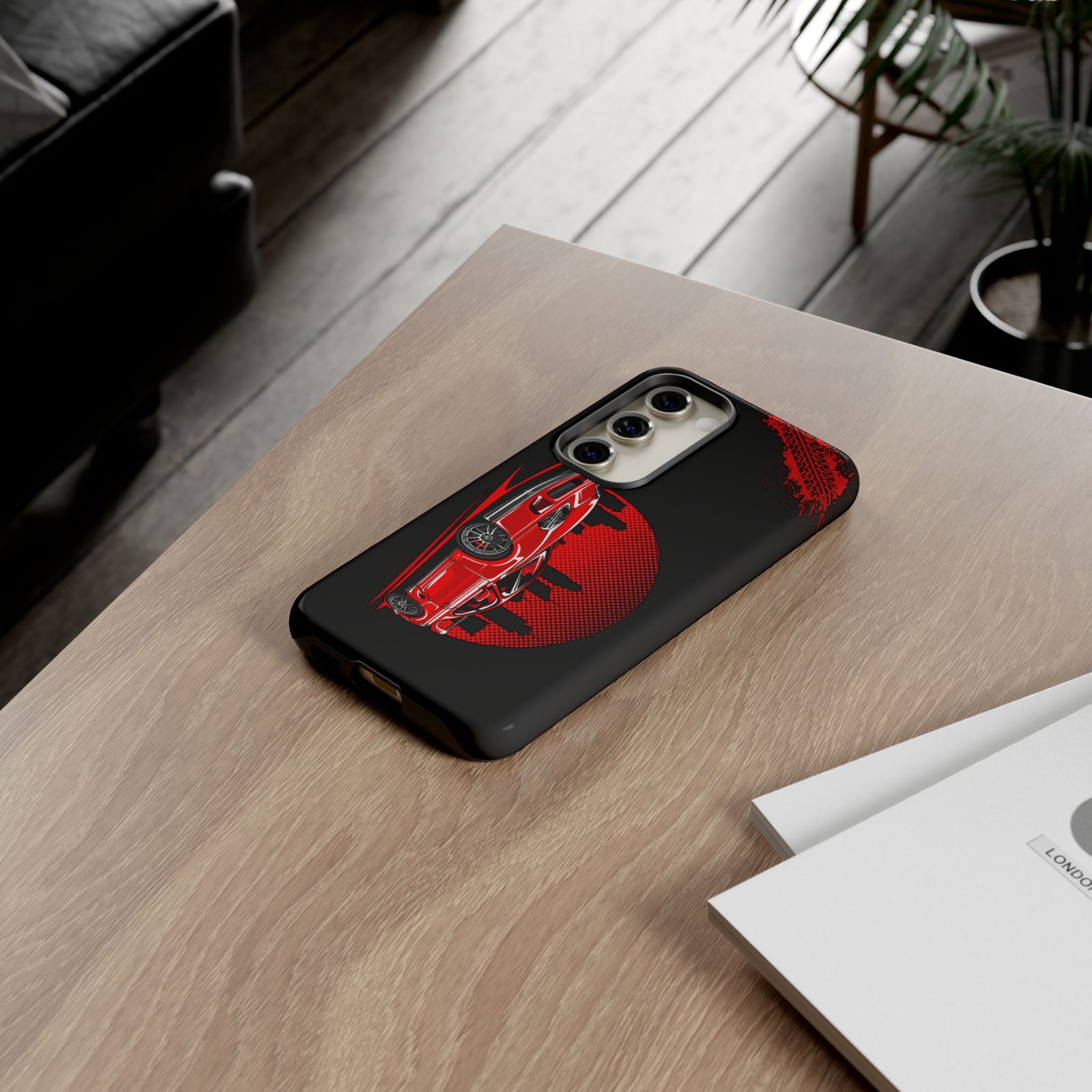 MKIV A80 Supra 2JZ Red City Tough Phone Case | JDM Car Guy Gift