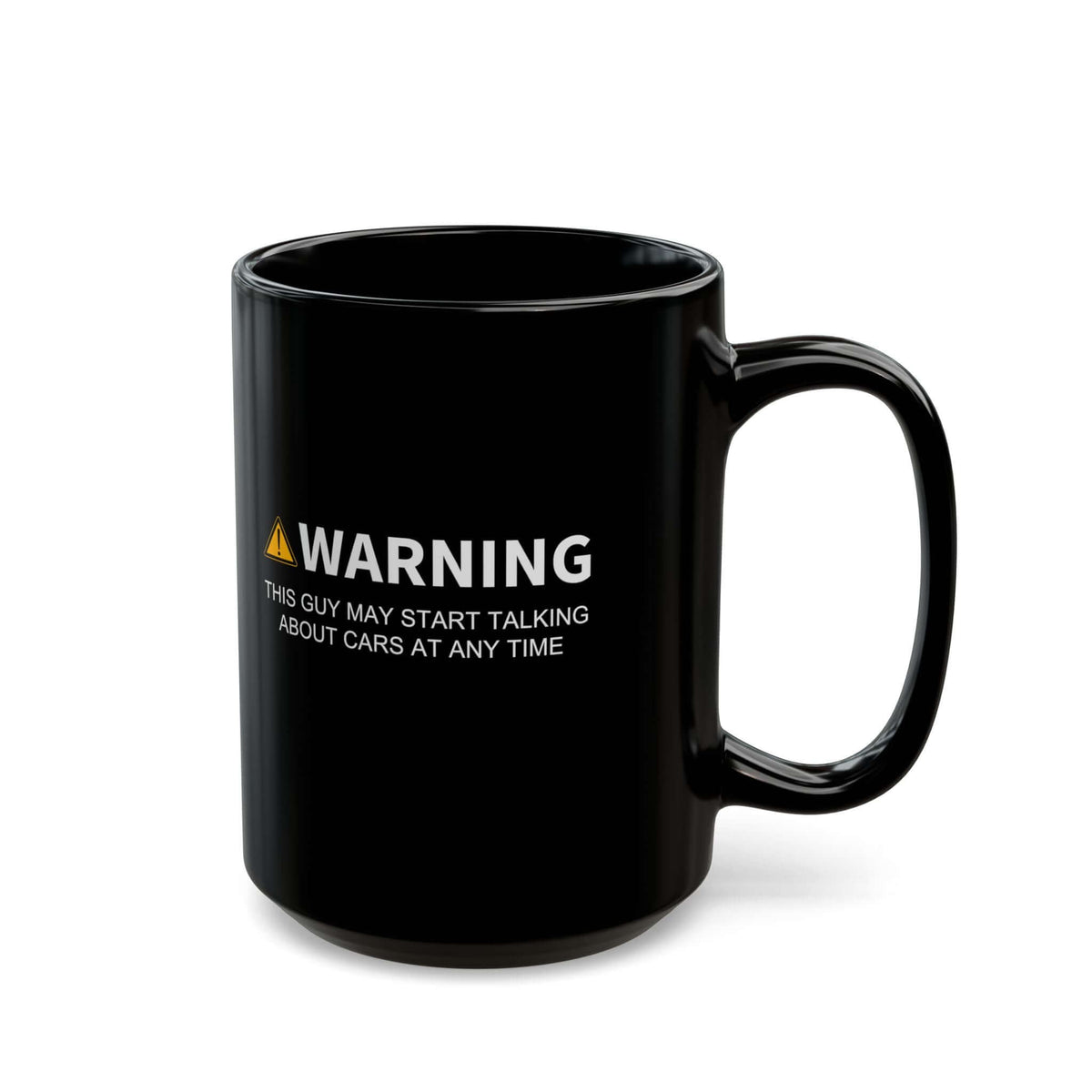 Warning May Start Talking About Cars Coffee Mug coffee mug - funny car guy gift