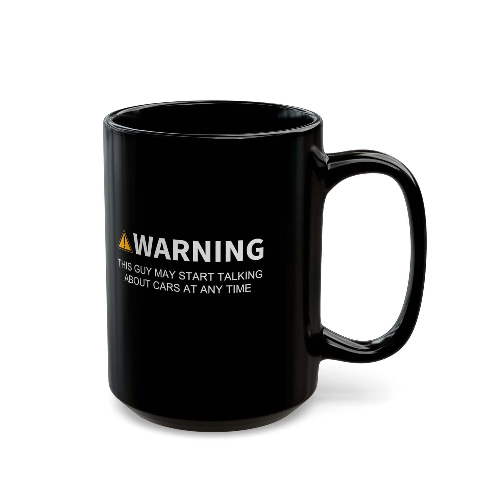 Warning May Start Talking About Cars Coffee Mug coffee mug - funny car guy gift