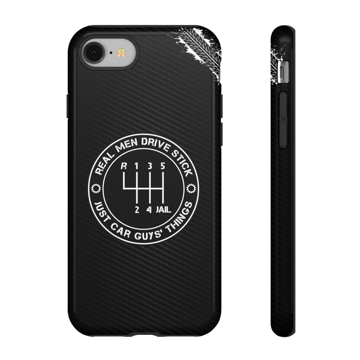 Real Men Drive Stick Manual Transmission Tough Phone Case | Car Guy Gift